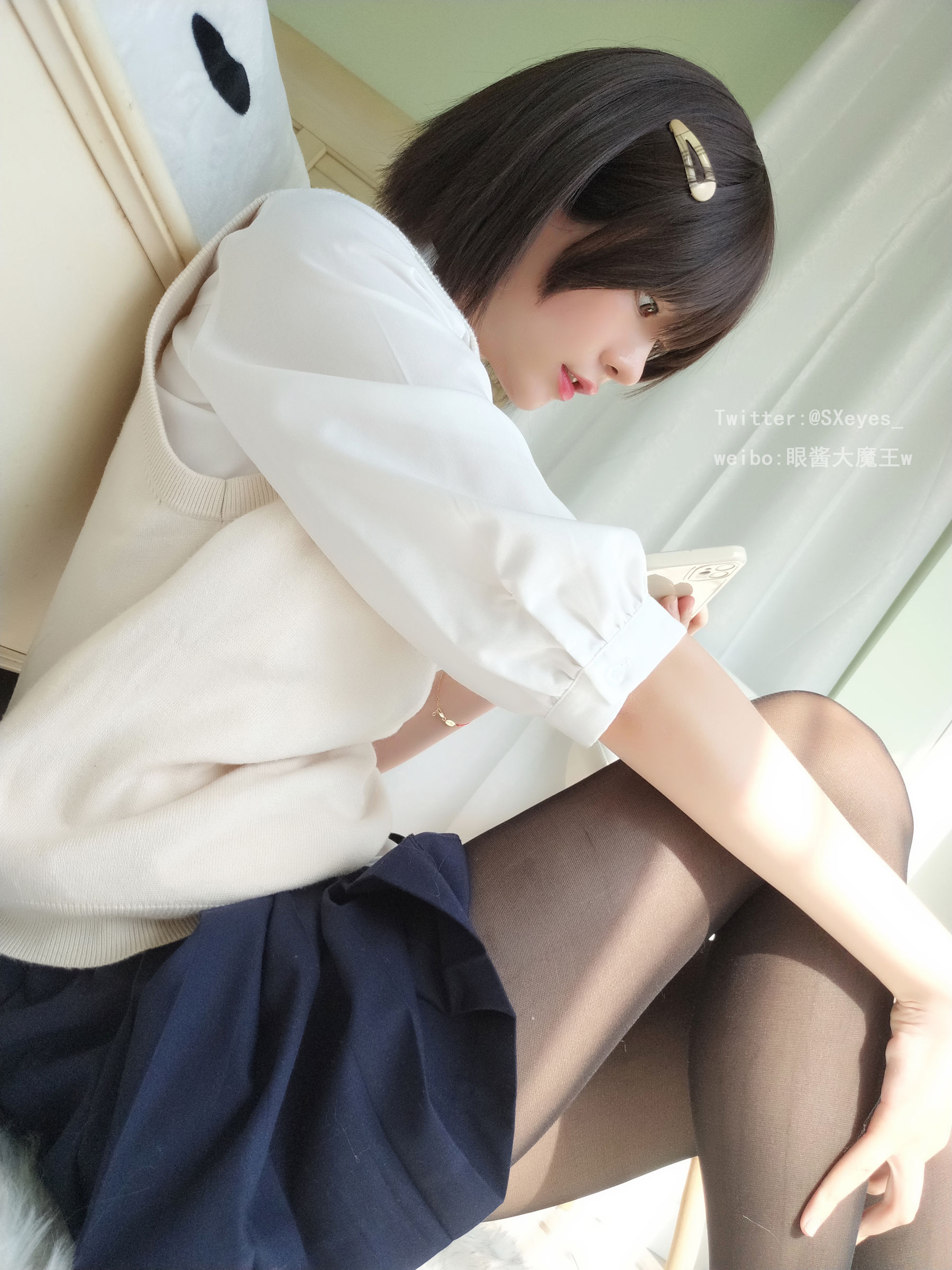 萌妹子眼酱大魔王w – 小学妹 [31P]