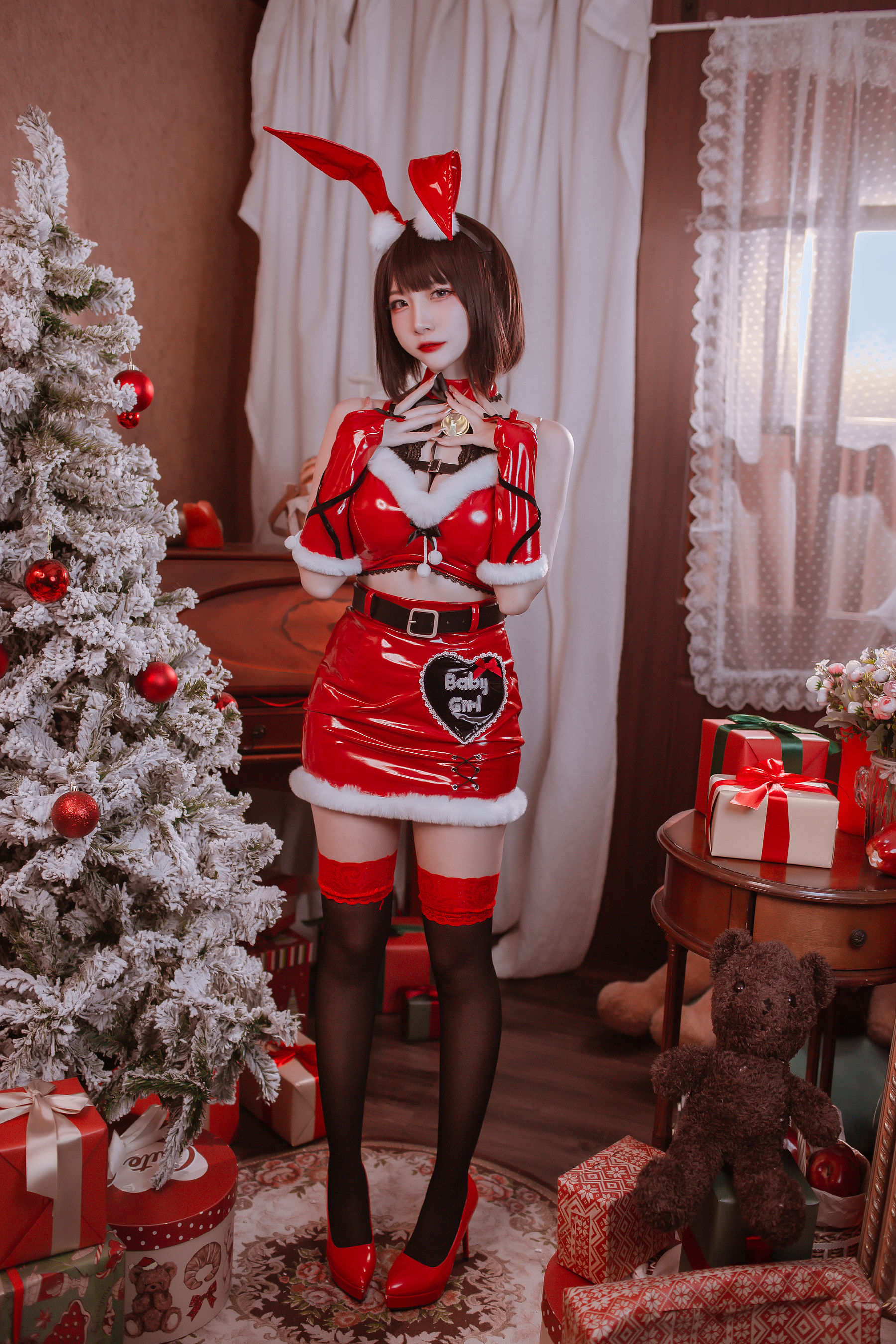 人气Coser二佐Nisa – 圣诞佐佐 [46P]