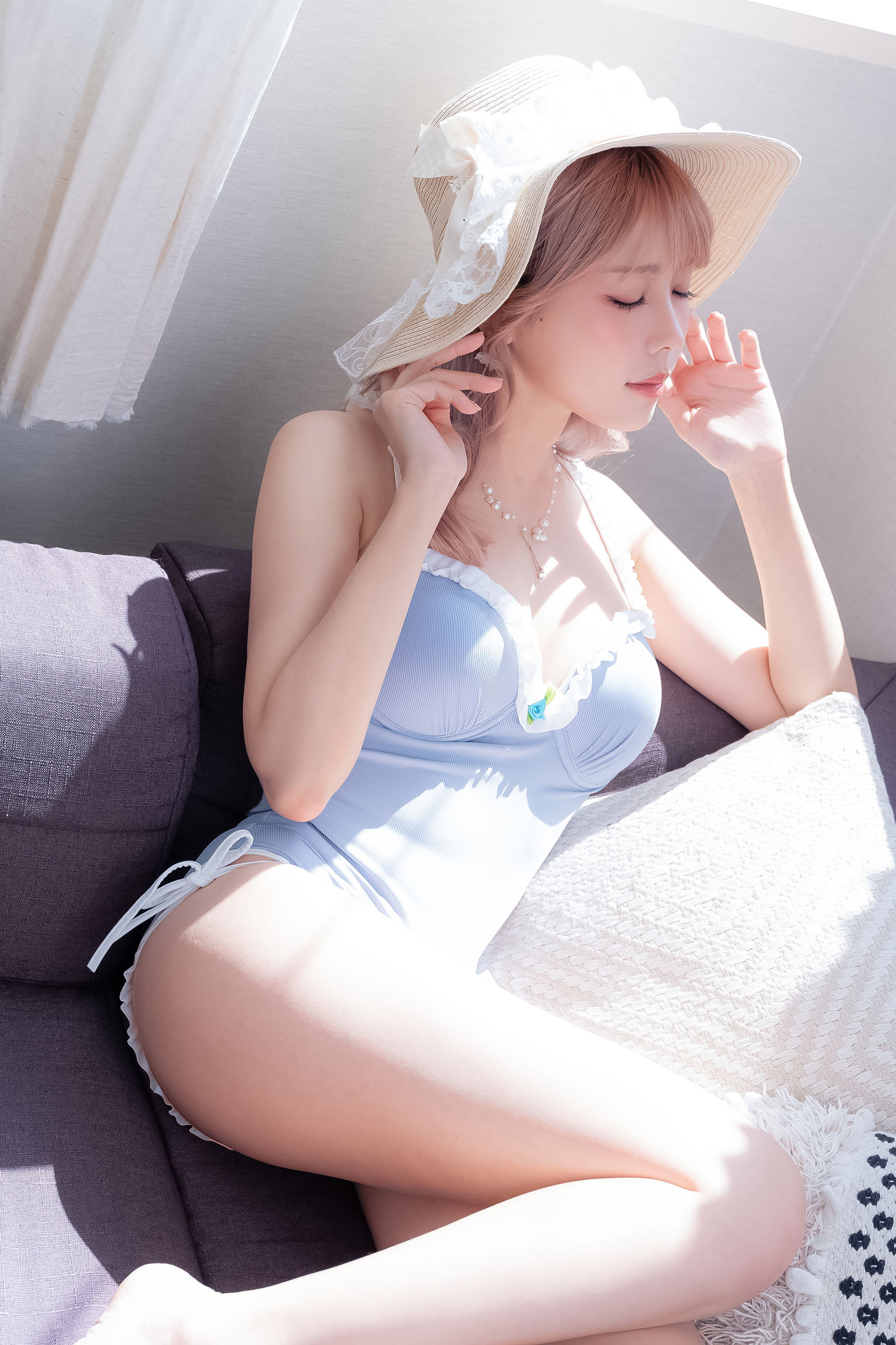 Ely_eee(ElyEE子) – Mist Blue Lady [37P]