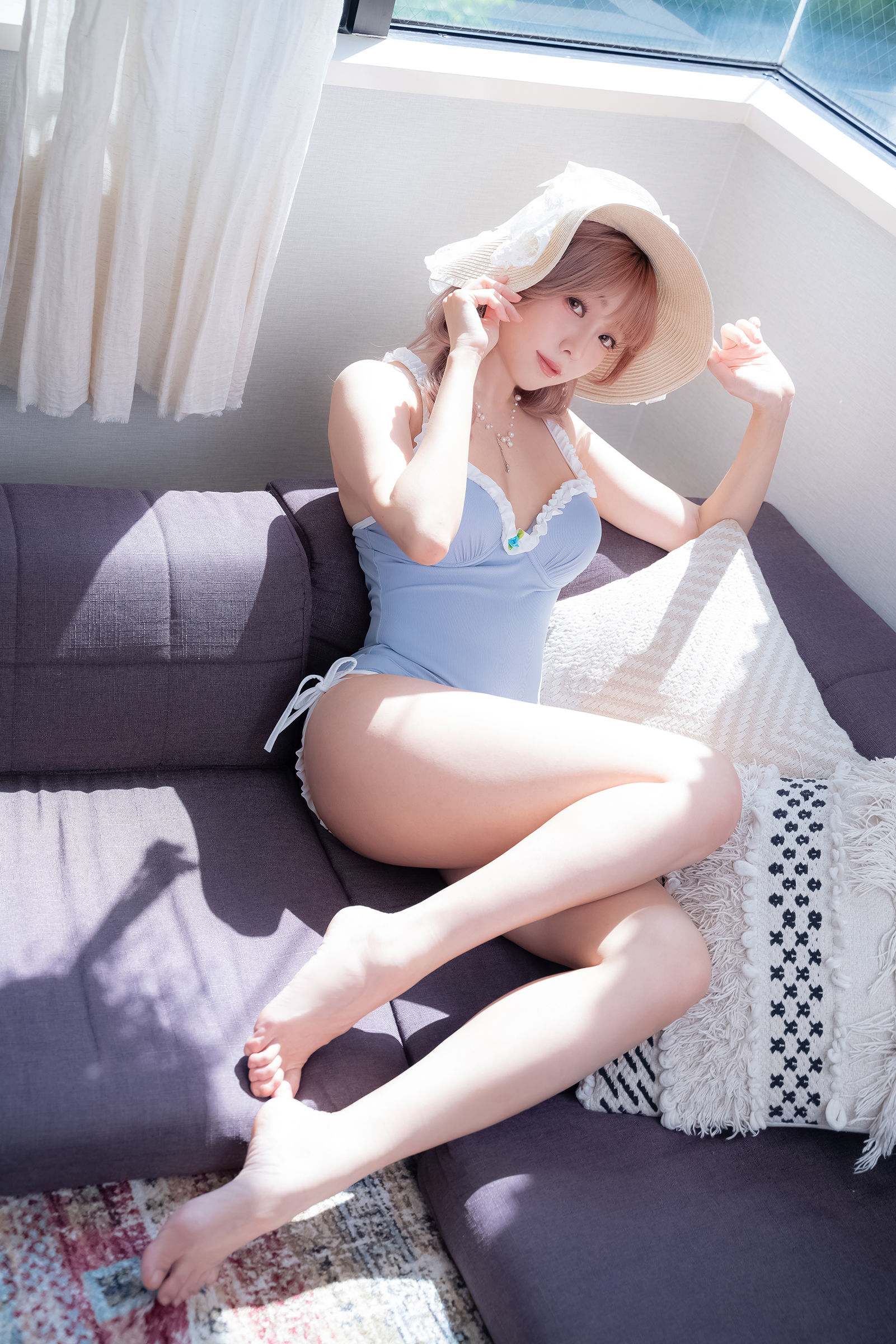Ely_eee(ElyEE子) – Mist Blue Lady [37P]
