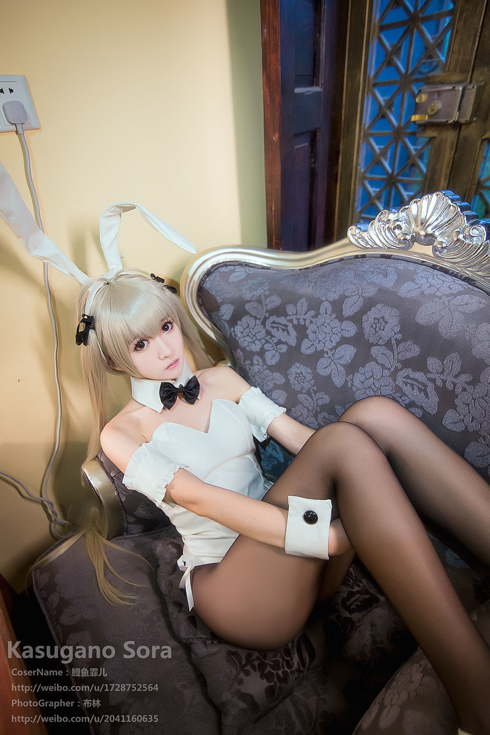 [萝莉COS] 鳗鱼霏儿 – 缘之空 穹妹 兔女郎 Cosplay [24P]