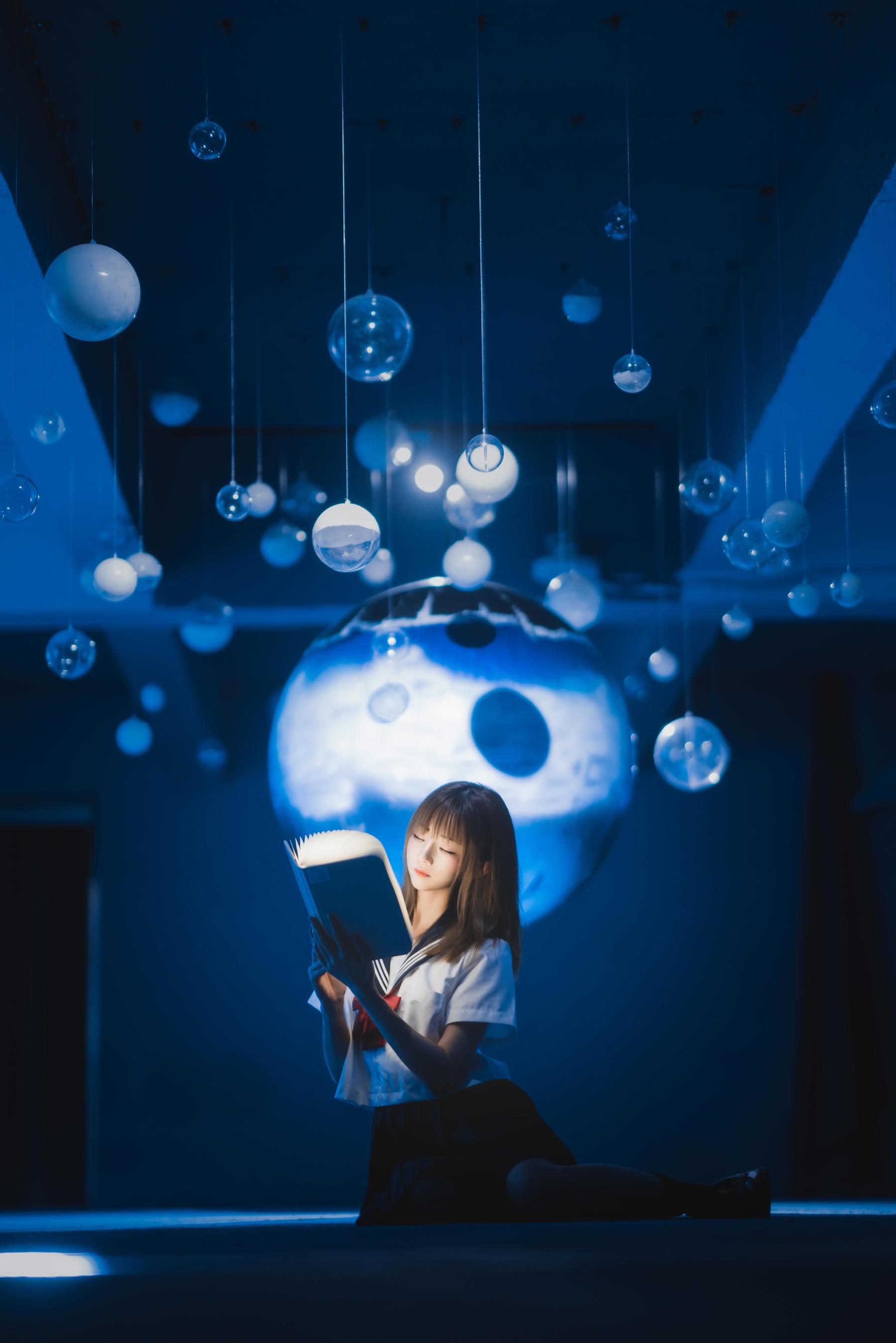 动漫博主Kitaro_绮太郎 – 十分之七的蓝 [25P]