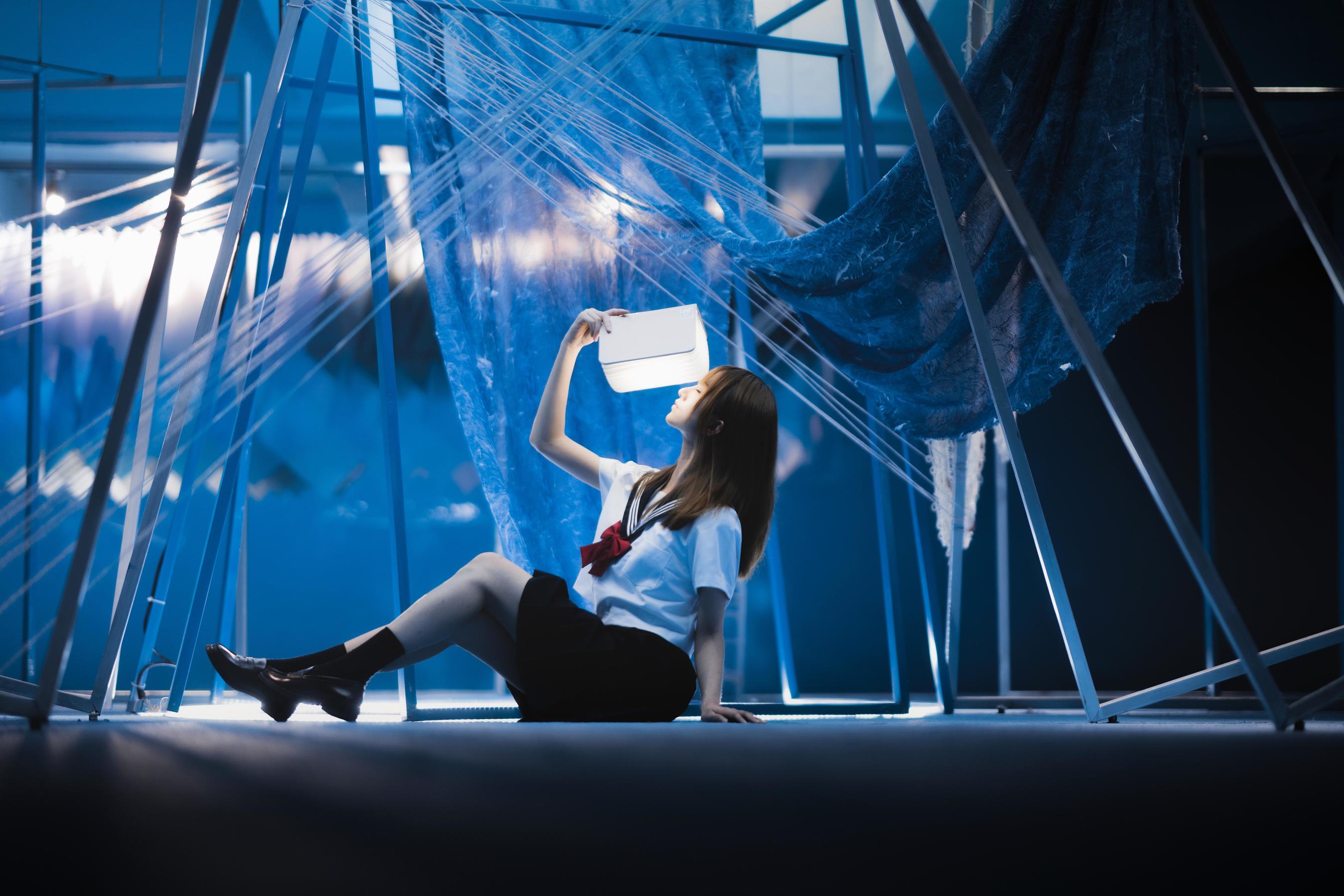 动漫博主Kitaro_绮太郎 – 十分之七的蓝 [25P]