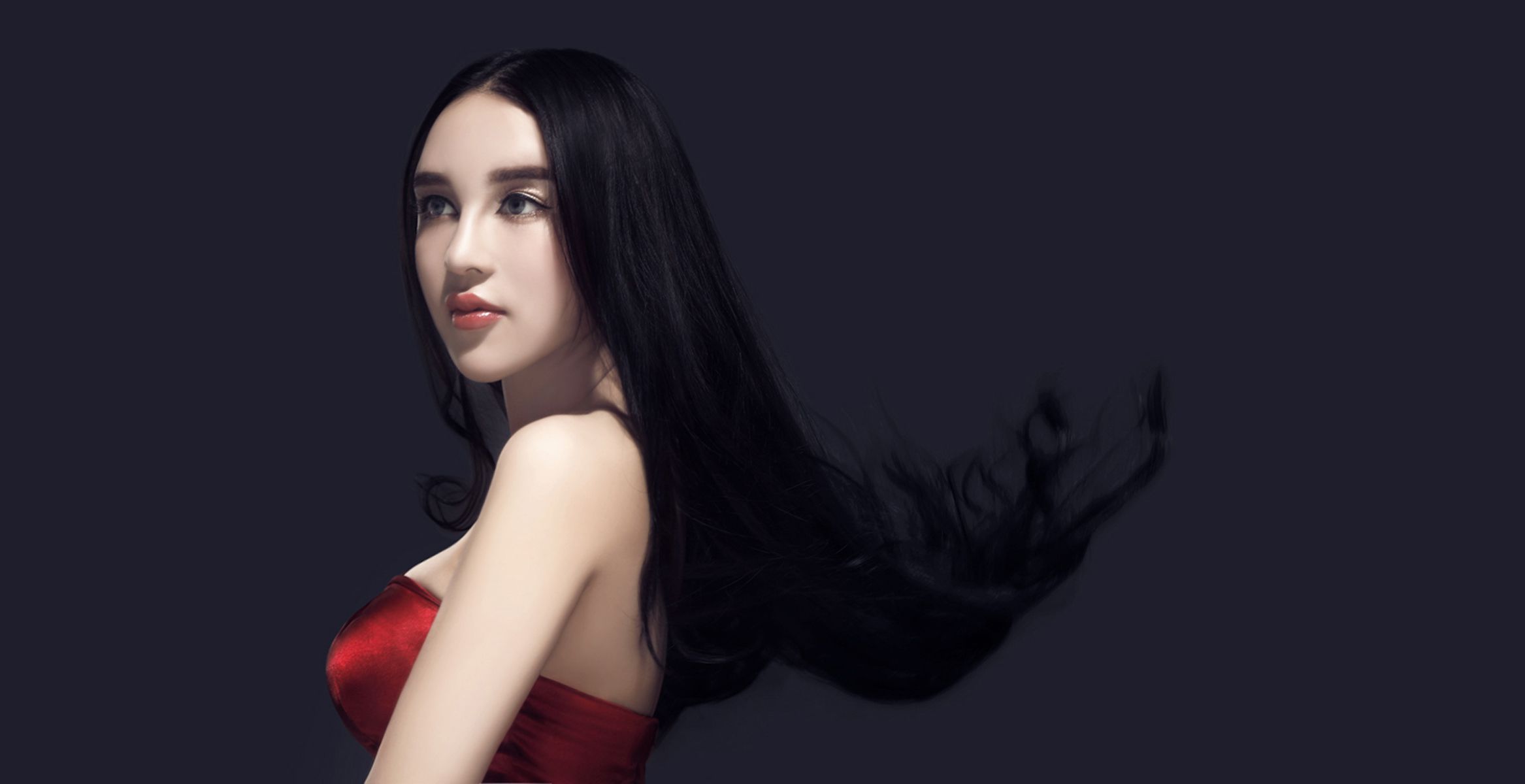 混血美女模特石一伊 棚拍图片 [45P]