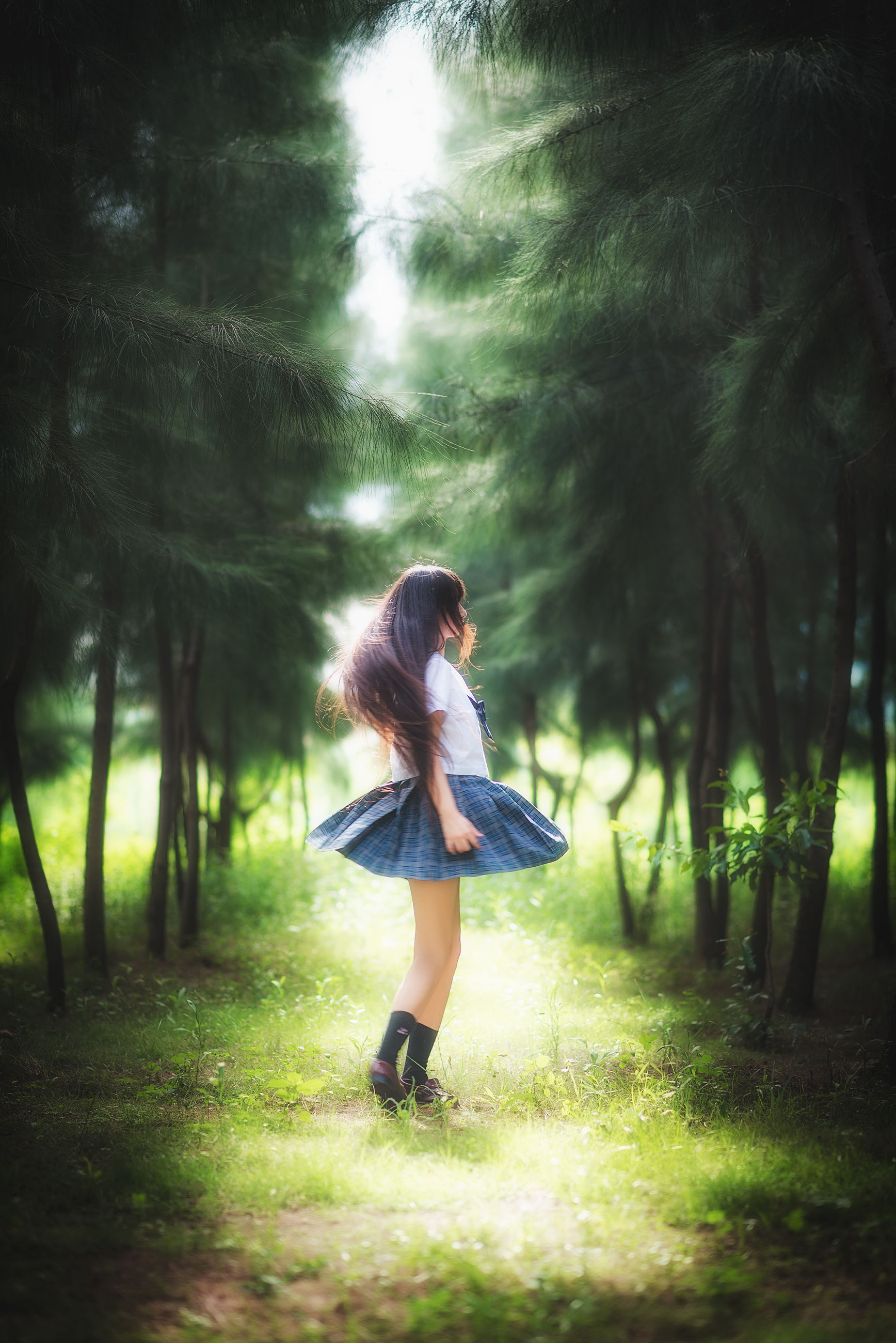 萌妹子伽马羽落子 – 一起去海边 [51P]