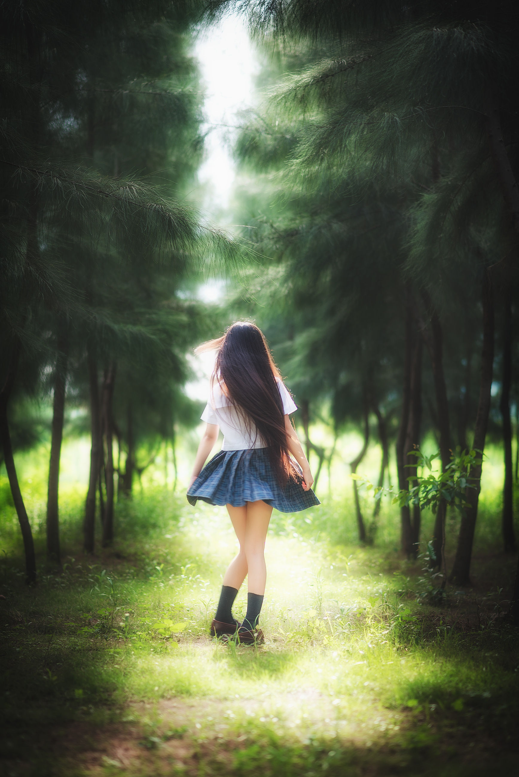 萌妹子伽马羽落子 – 一起去海边 [51P]