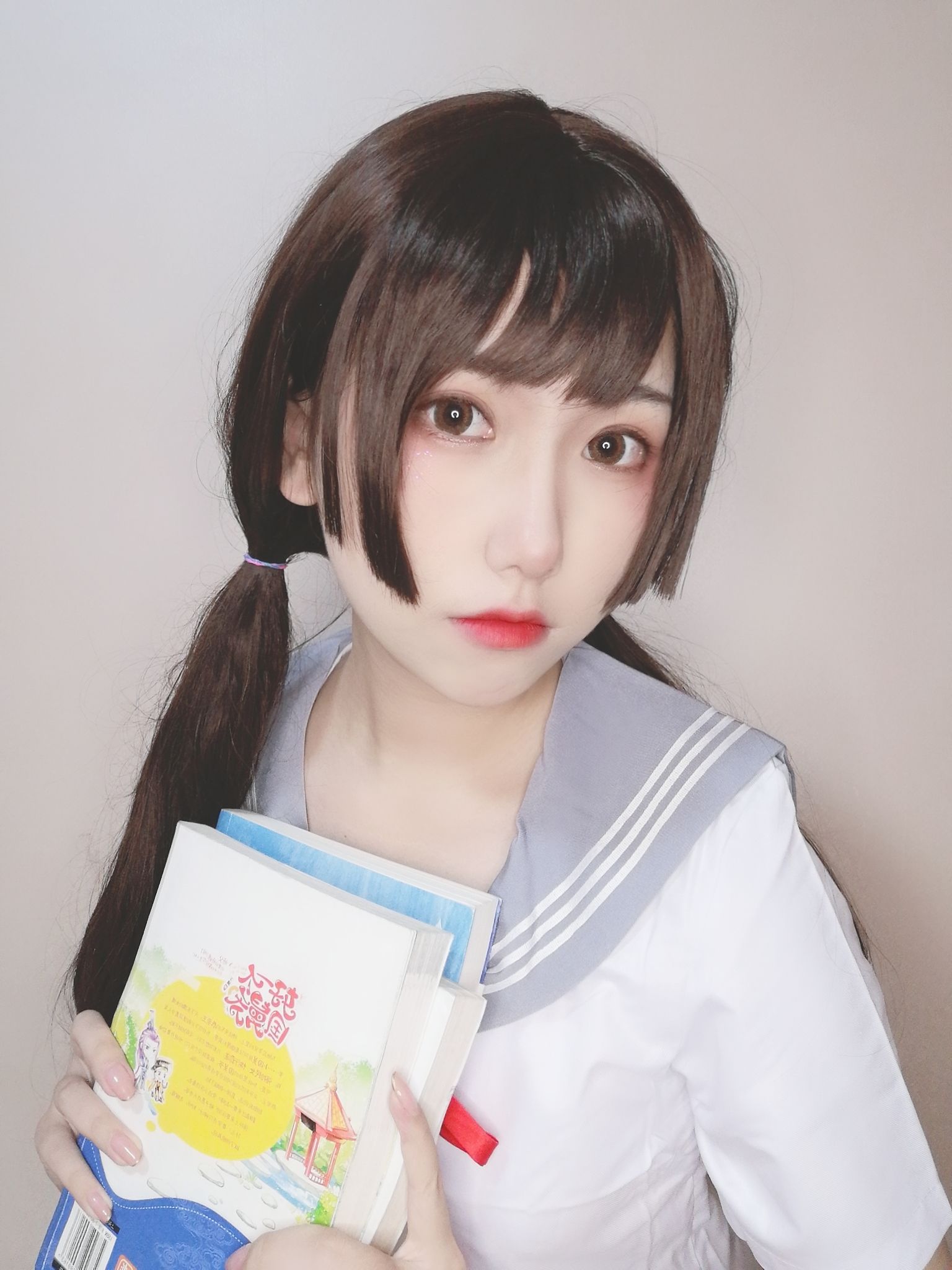 [Cosplay写真] 芋圆侑子SJ_ – 白丝jk [77P]