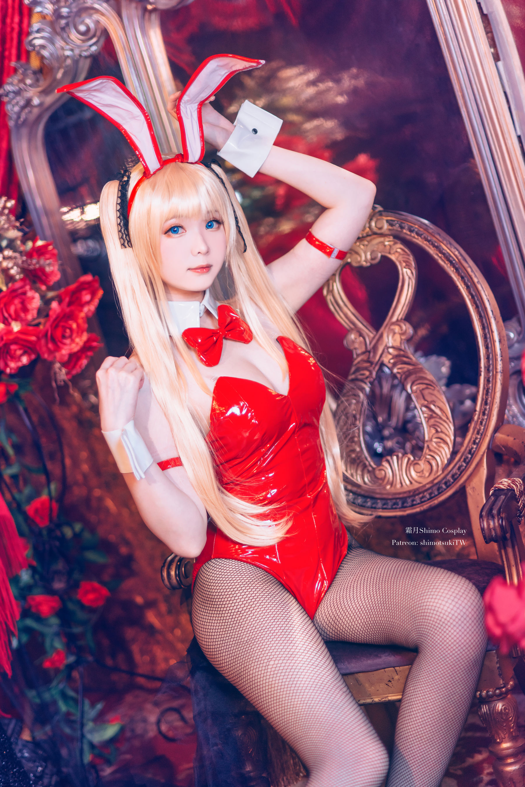 微博妹纸霜月shimo – 英梨梨 兔女郎 [12P]