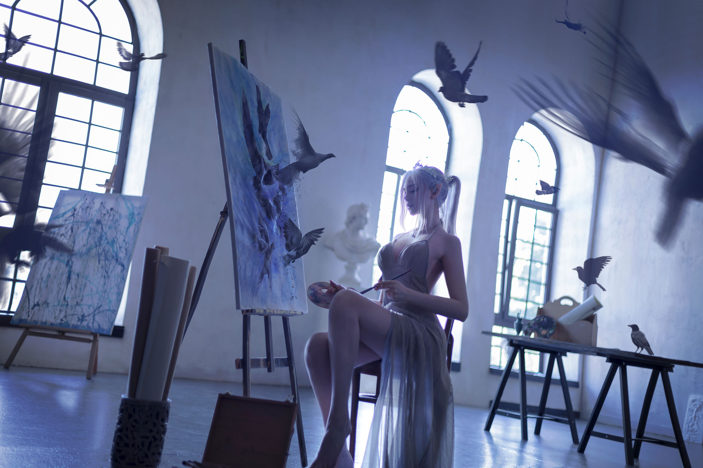 国外美女SayaTheFox – 精灵 [23P]