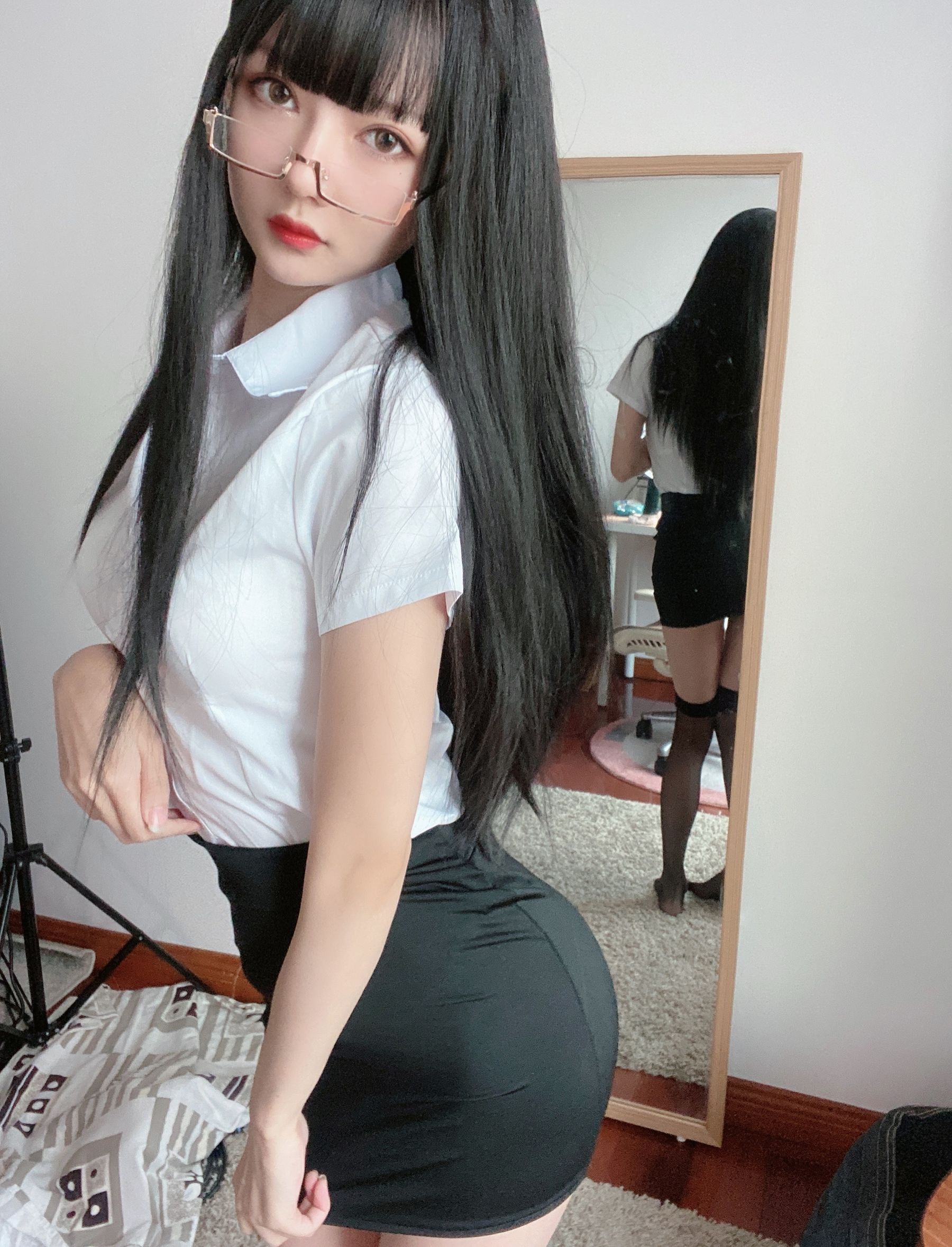 51酱 – OL衬衣 [20P]