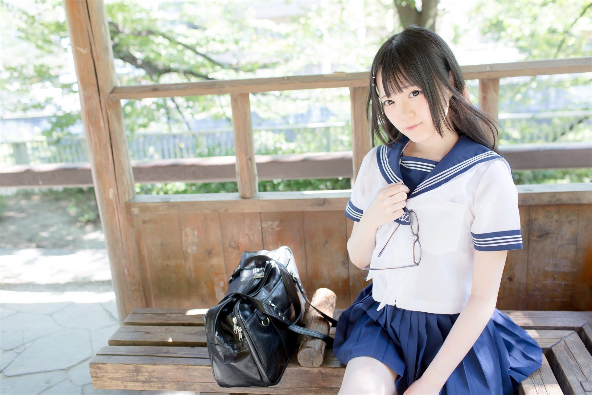 [まきろん。]君夏 – 君と僕の夏休み 制服 [30P]