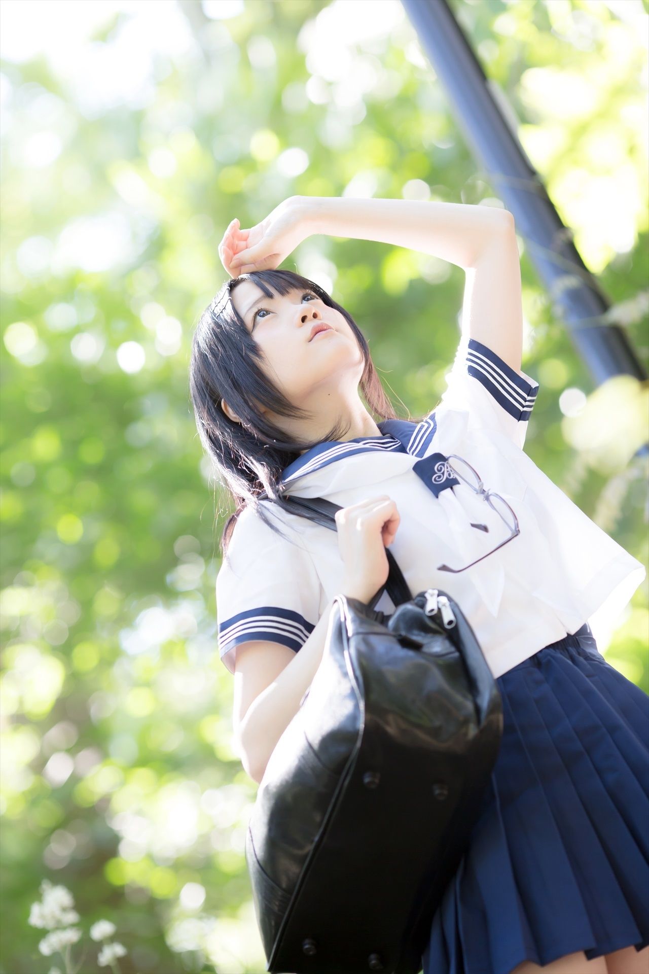 [まきろん。]君夏 – 君と僕の夏休み 制服 [30P]