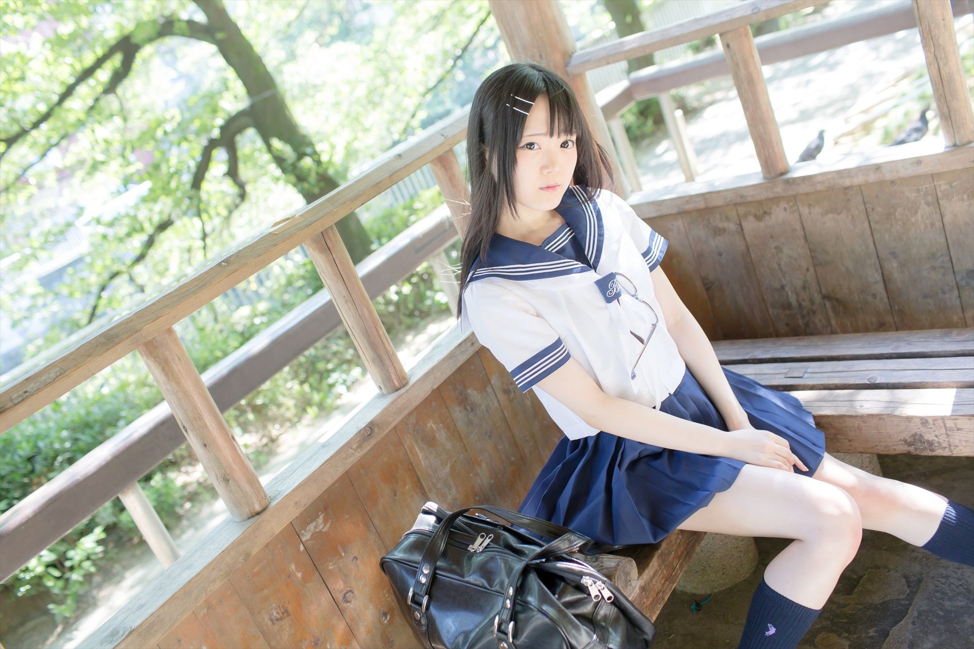 [まきろん。]君夏 – 君と僕の夏休み 制服 [30P]