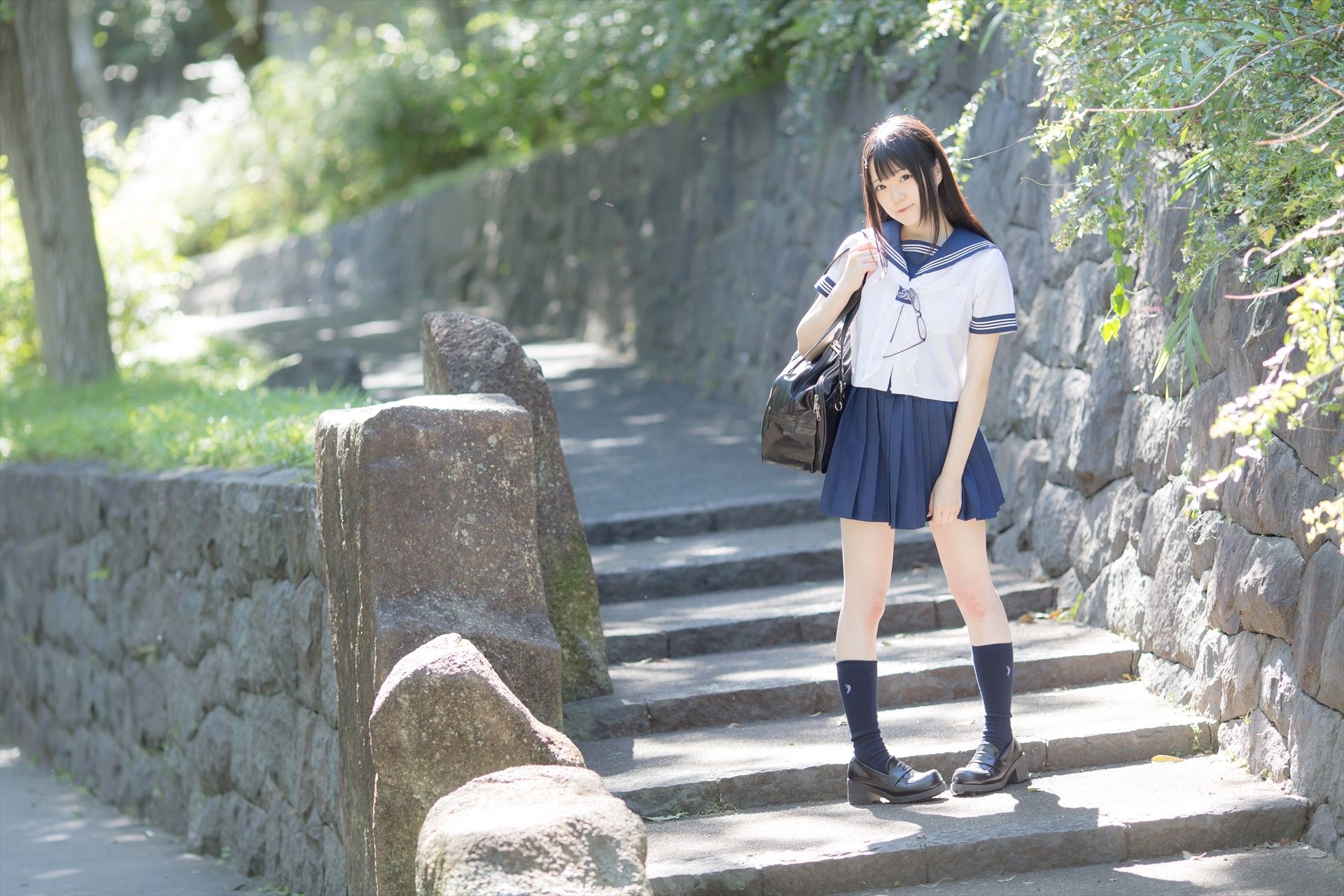 [まきろん。]君夏 – 君と僕の夏休み 制服 [30P]