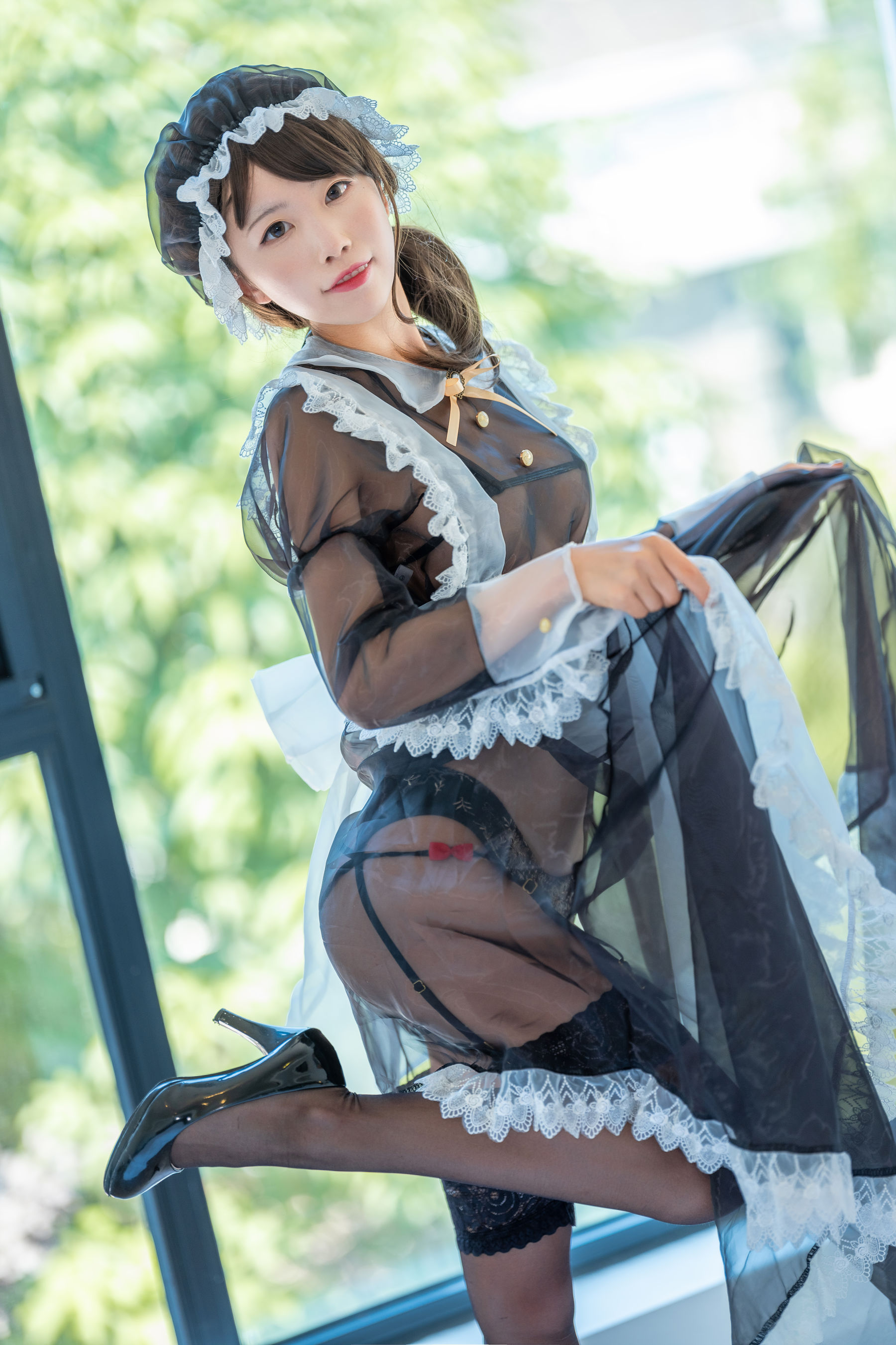 动漫博主水淼aqua – 透明女仆 [13P]