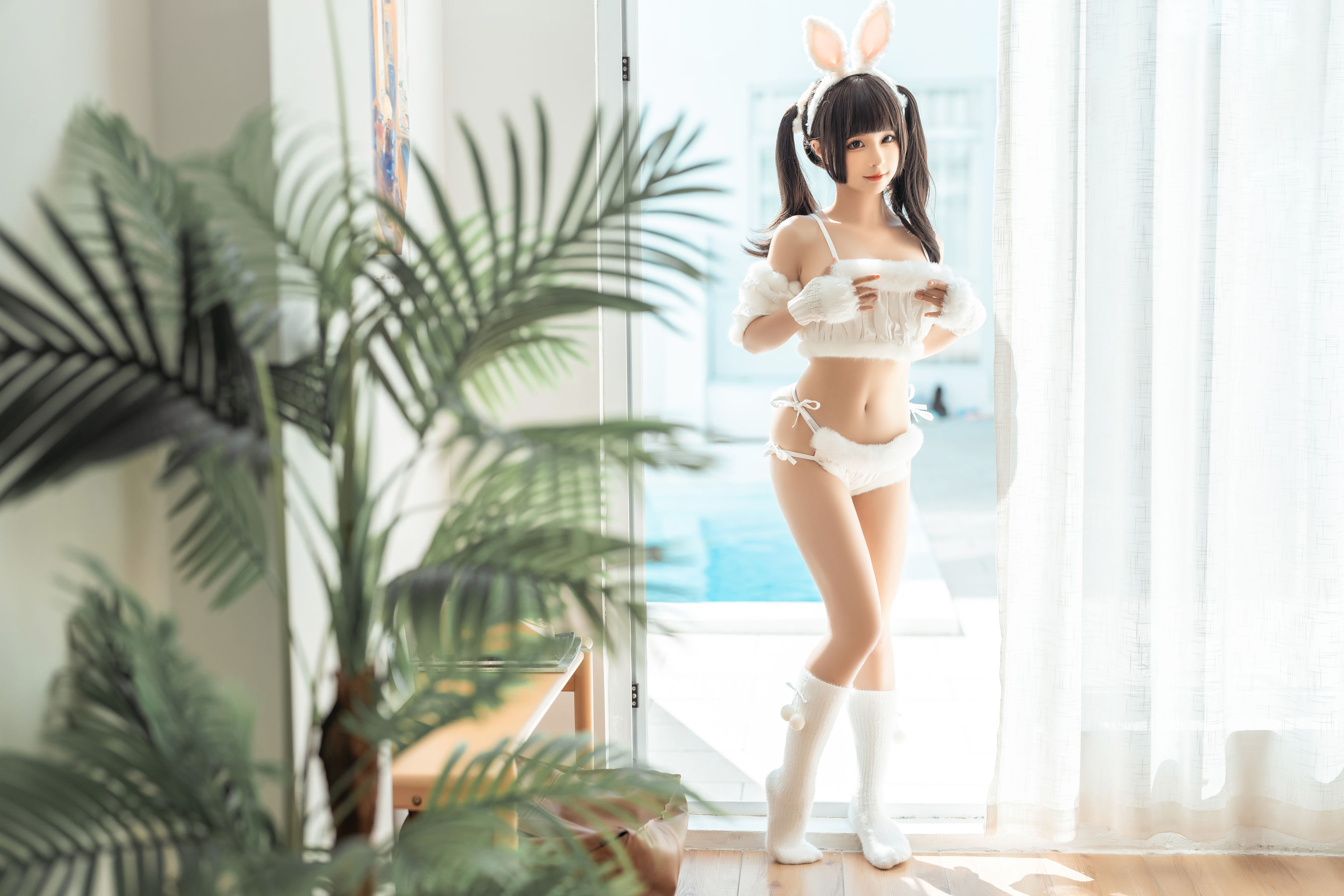 动漫博主蠢沫沫 – 绵绵兔 [56P]