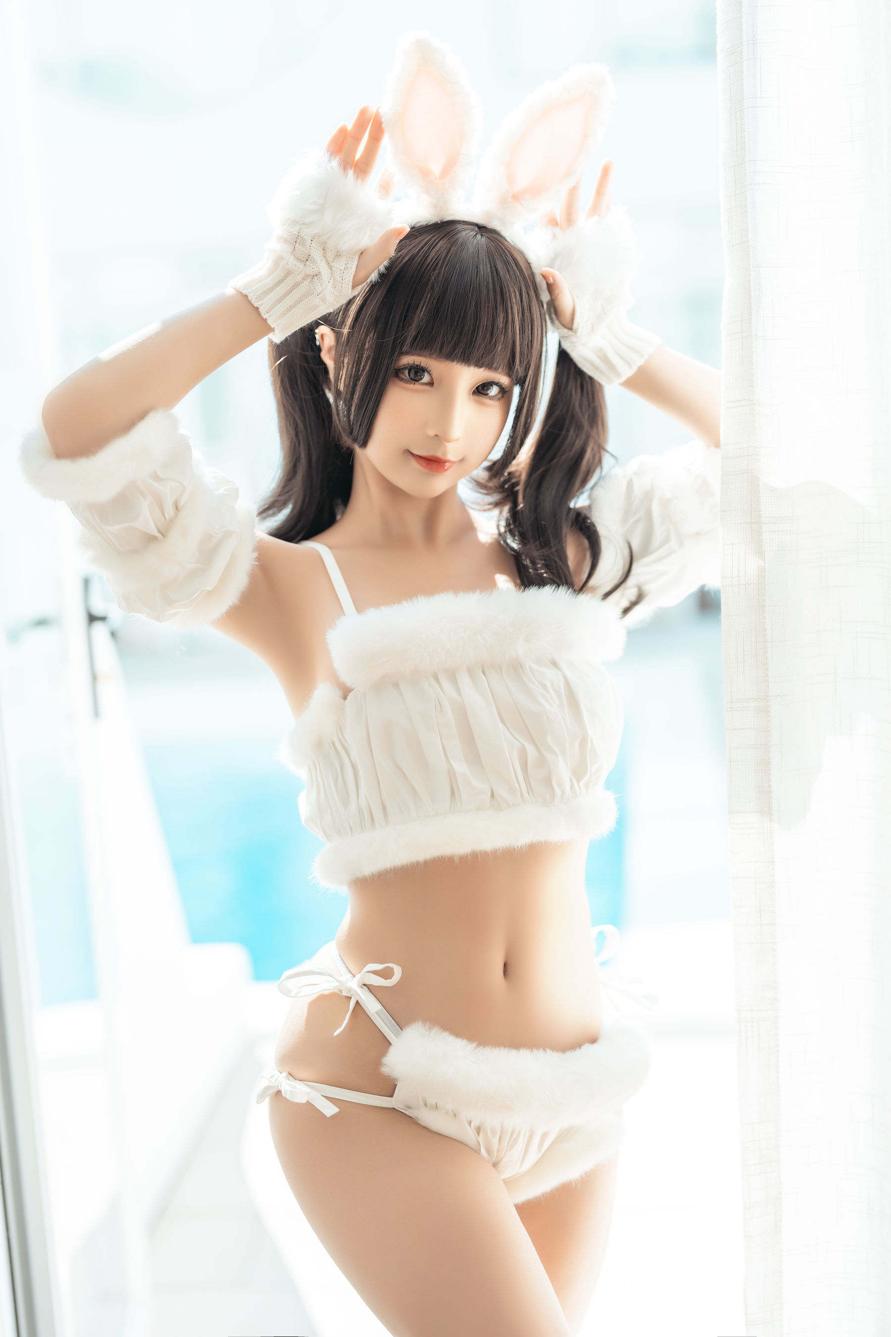 动漫博主蠢沫沫 – 绵绵兔 [56P]