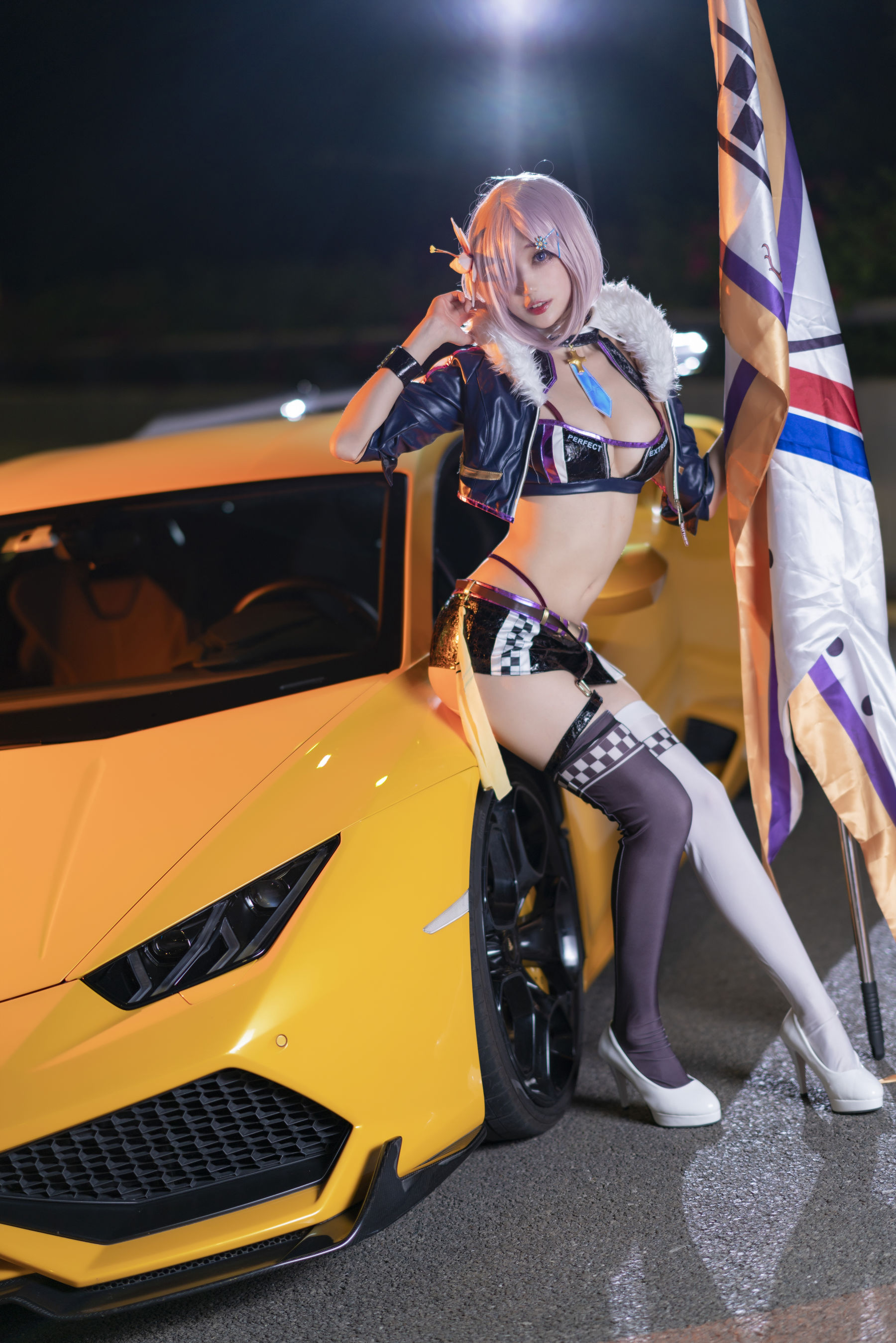 [Cosplay写真] 周叽是可爱兔兔 – 玛修赛车 [21P]