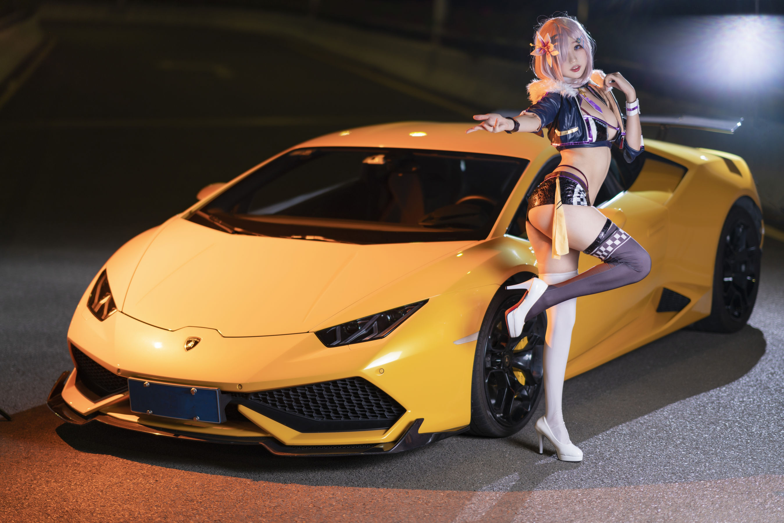 [Cosplay写真] 周叽是可爱兔兔 – 玛修赛车 [21P]