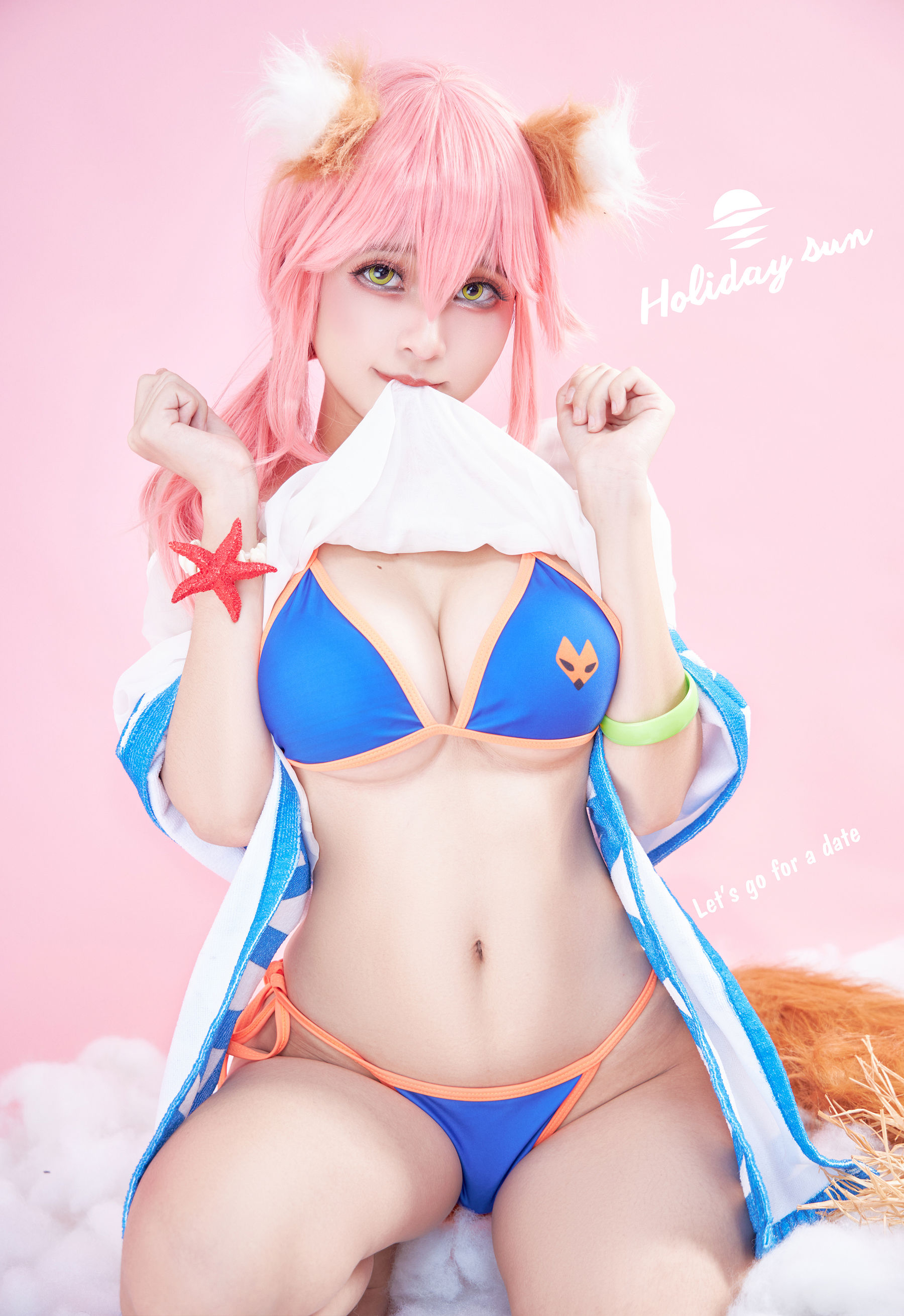 [Cosplay写真] Azami福利 – Tamamo Lancer [26P]
