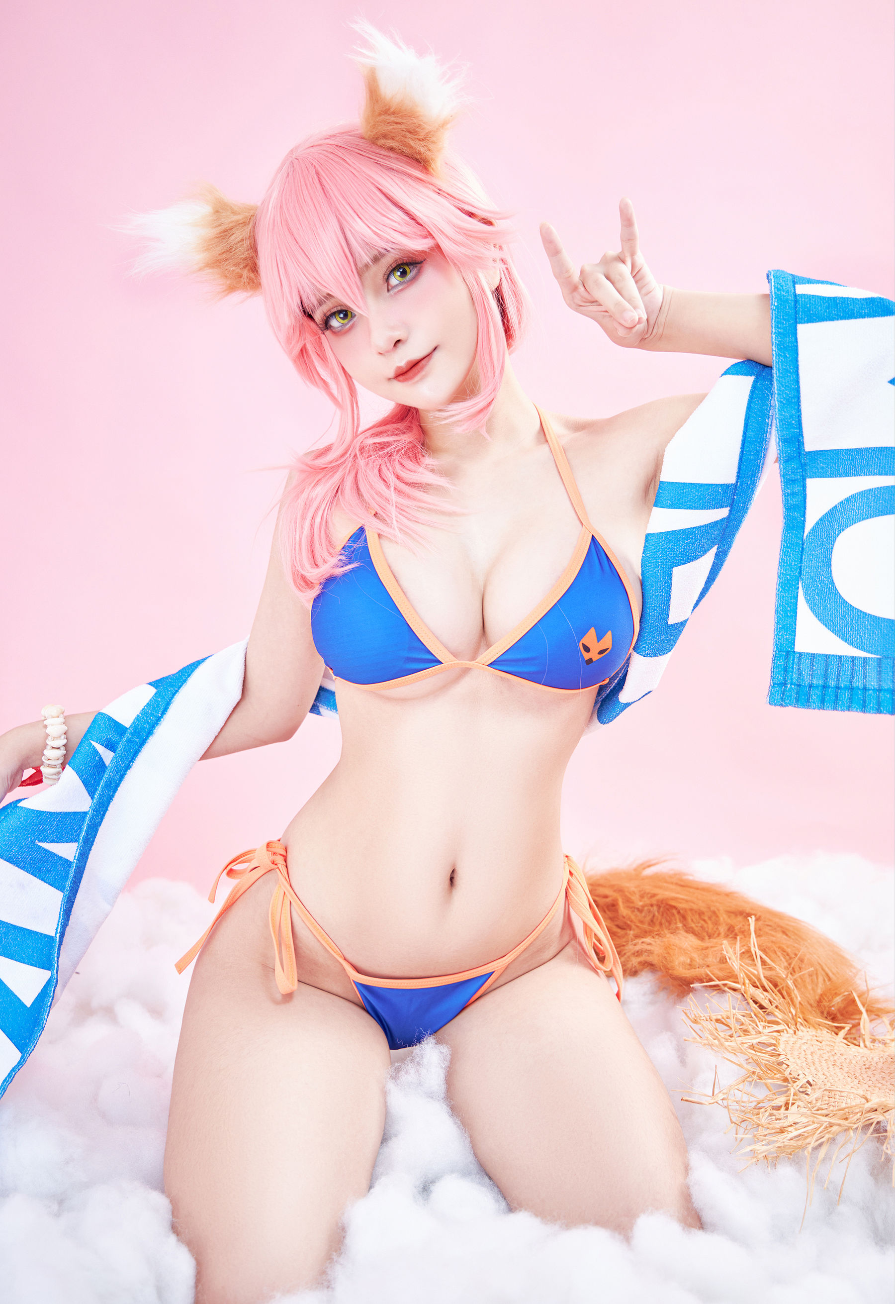 [Cosplay写真] Azami福利 – Tamamo Lancer [26P]