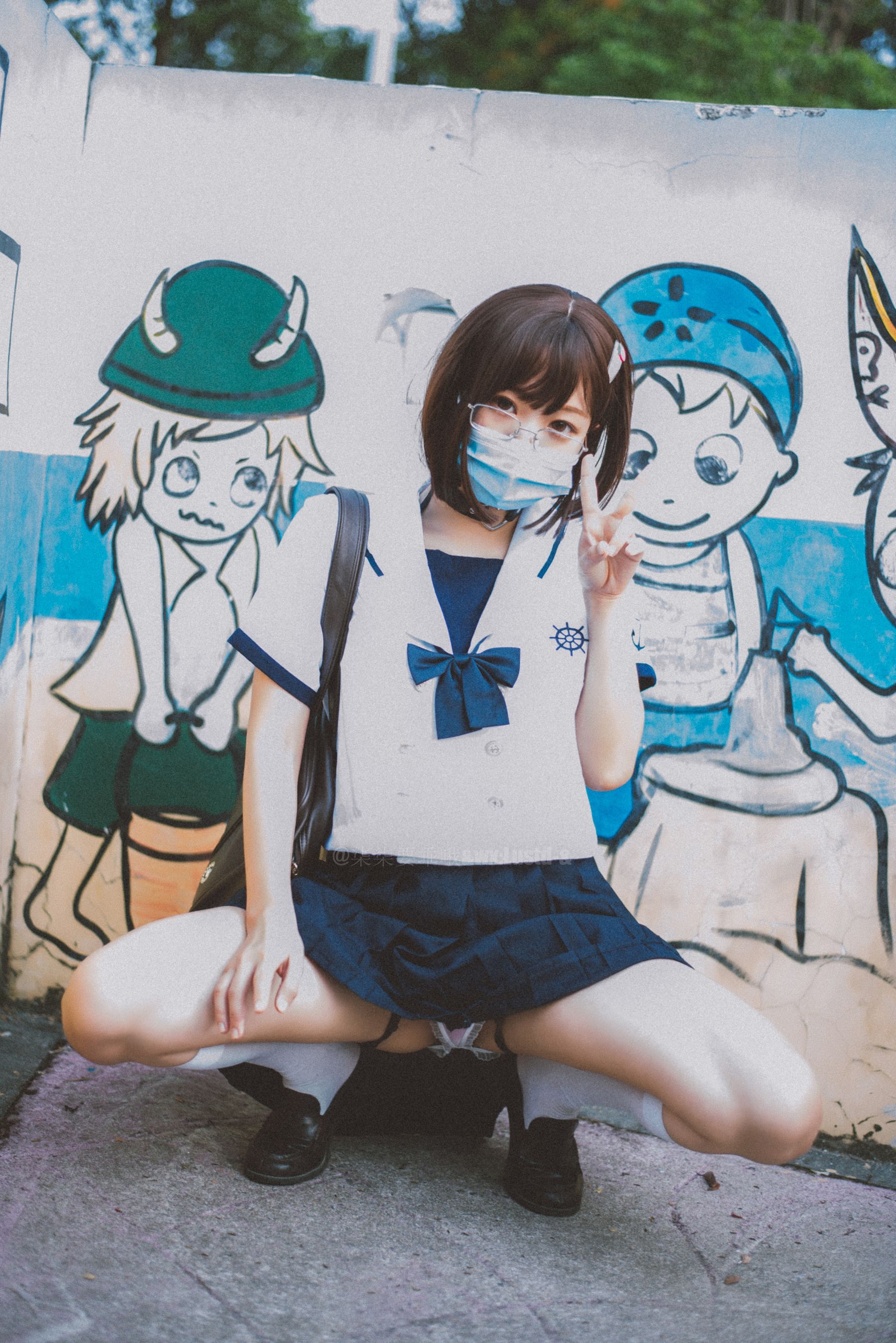 动漫博主柒柒要乖哦 – 乐园JK [37P]