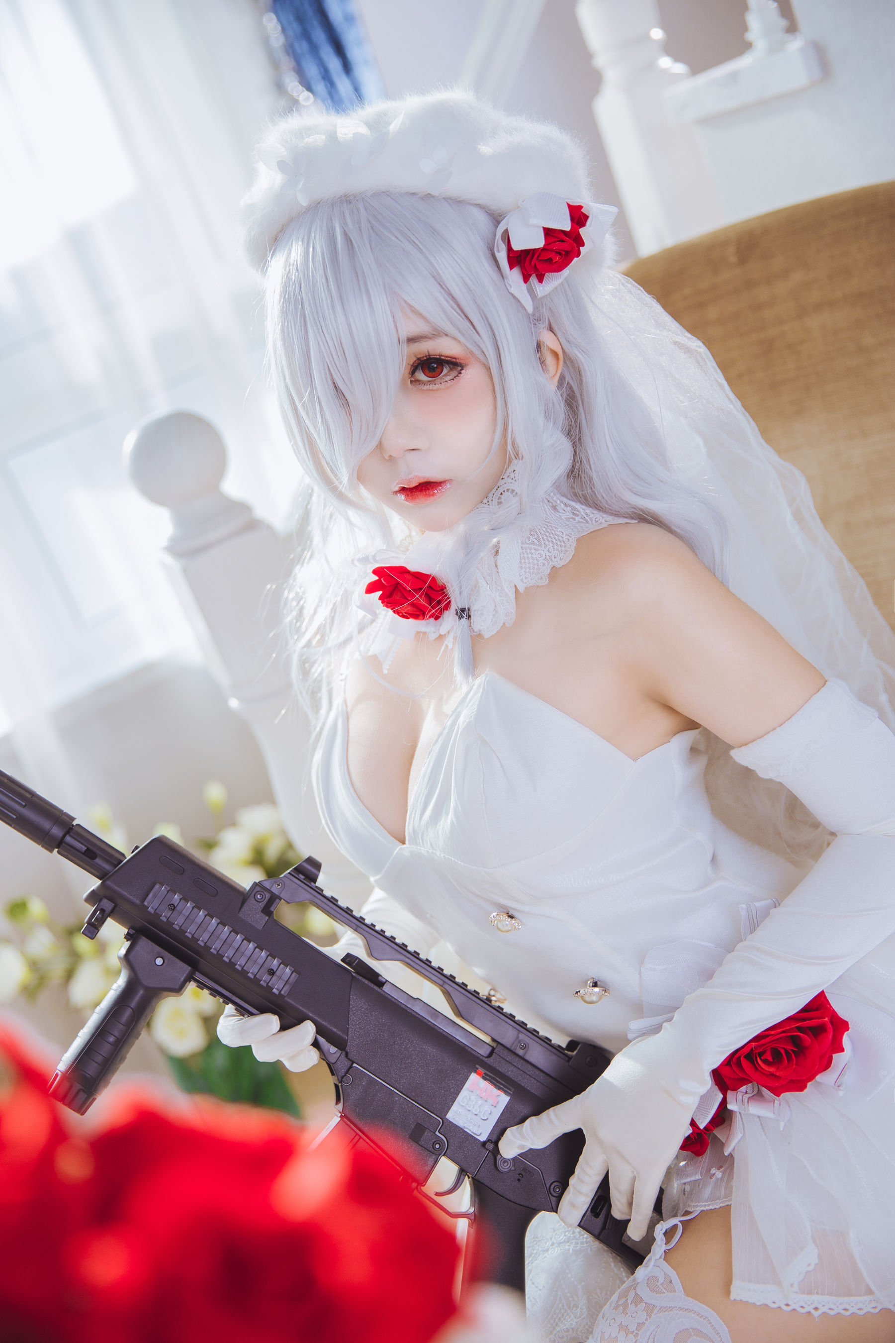 Cosplay日奈娇 g36c 礼服 [40P]