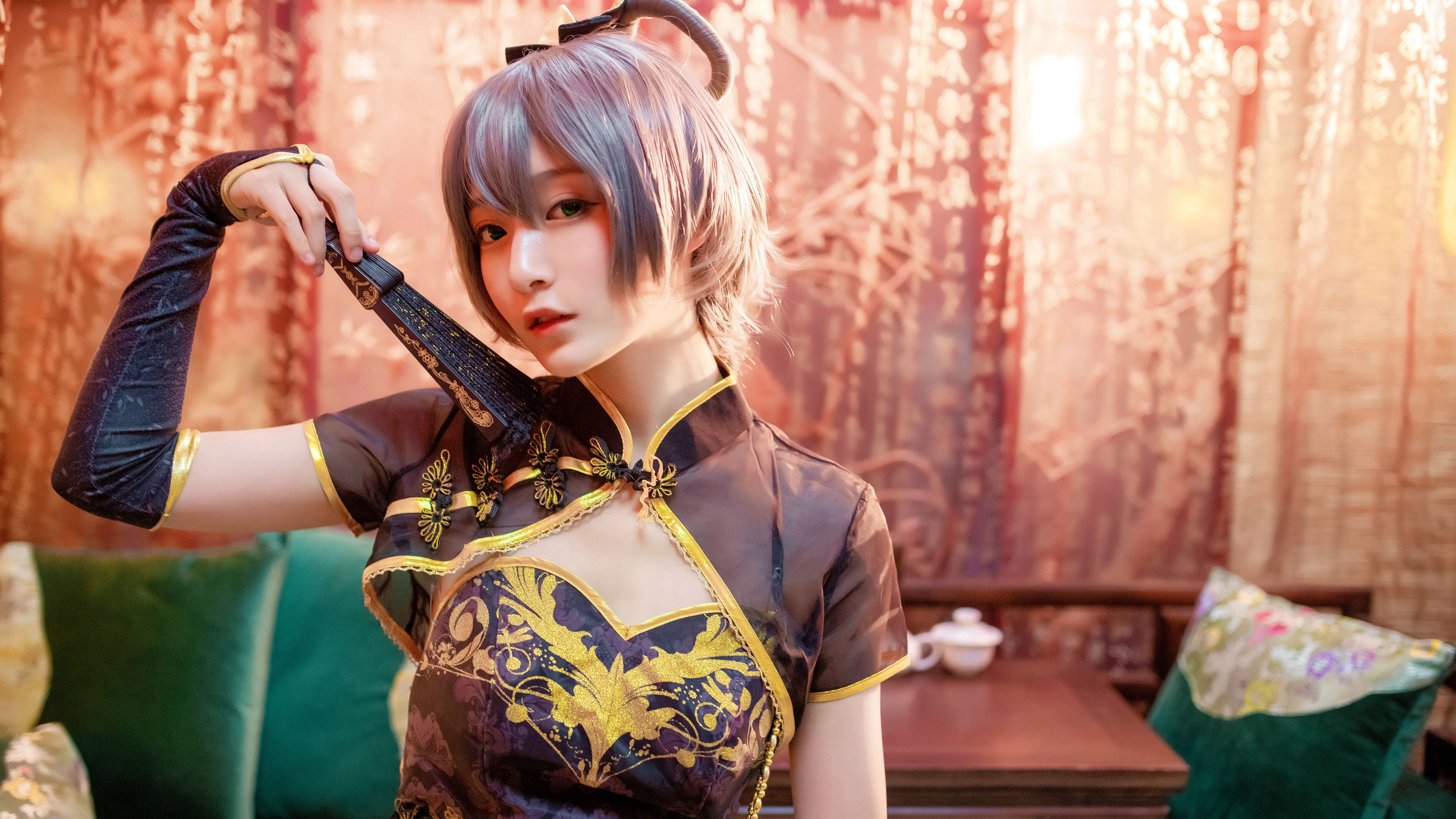 动漫博主铁板烧鬼舞w – 洛天依 [14P]