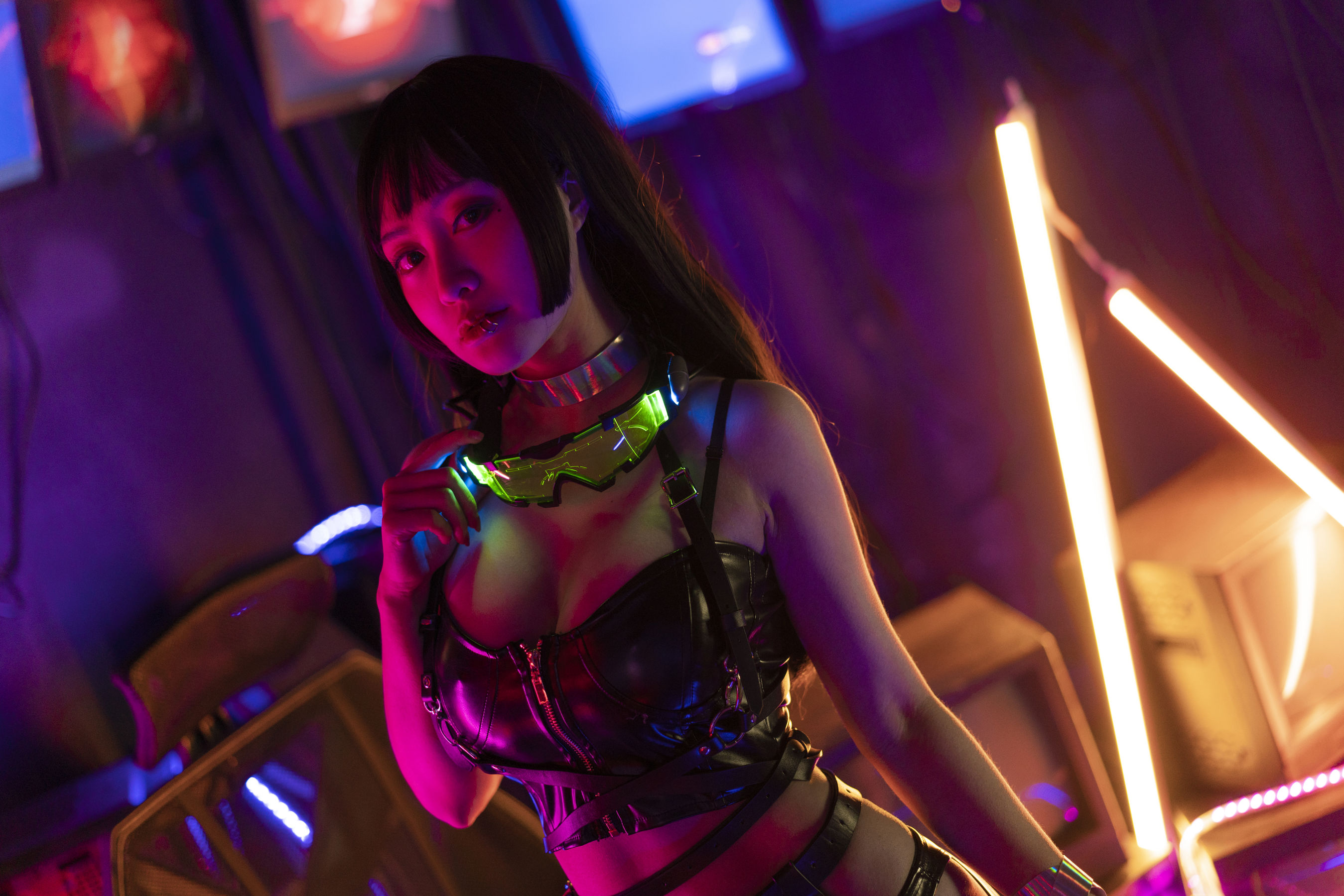 动漫博主脱尾巴Mizuki – 赛博朋克 [40P]