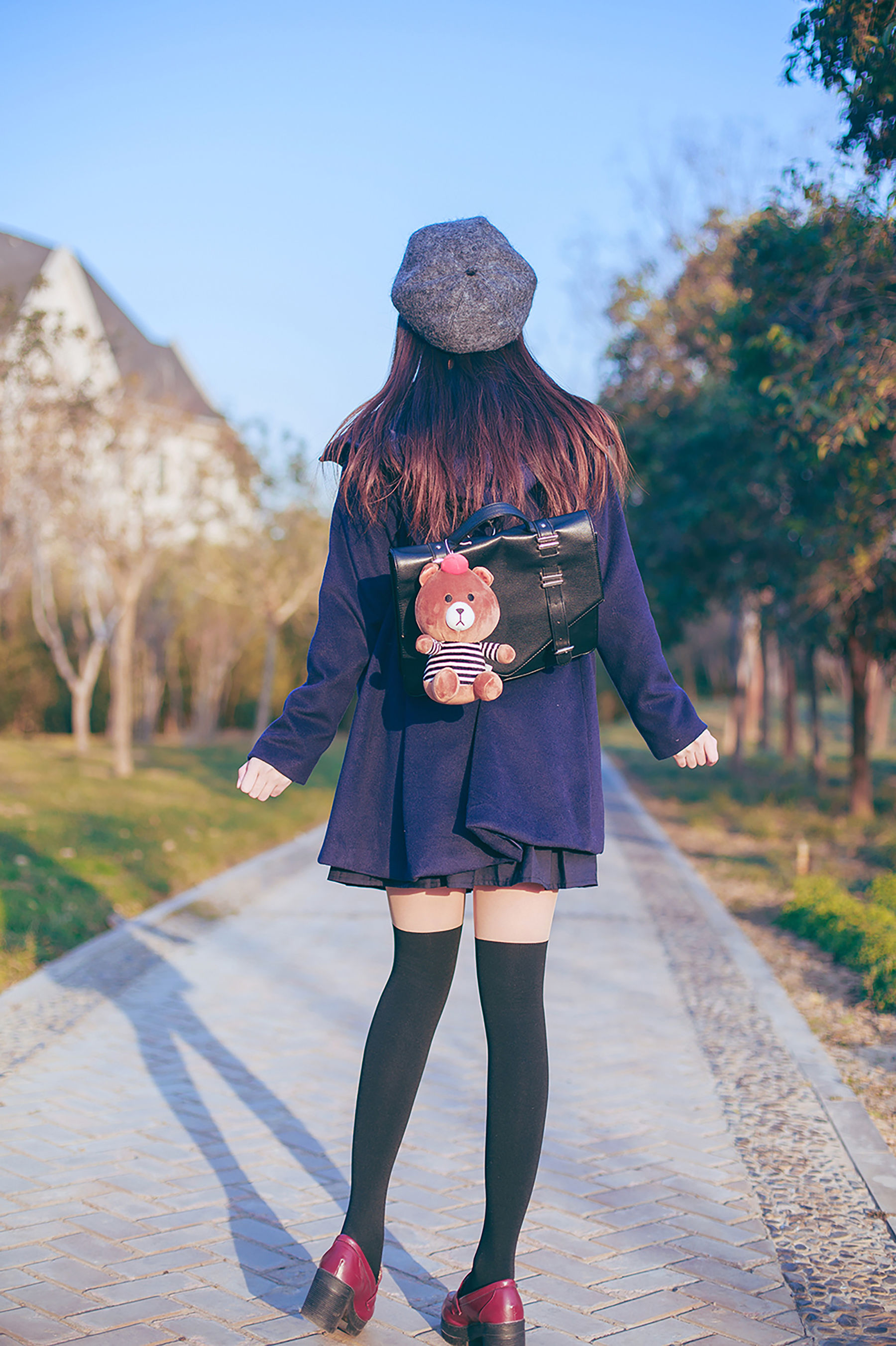 萌系小野妹子w JK黑丝 [9P]