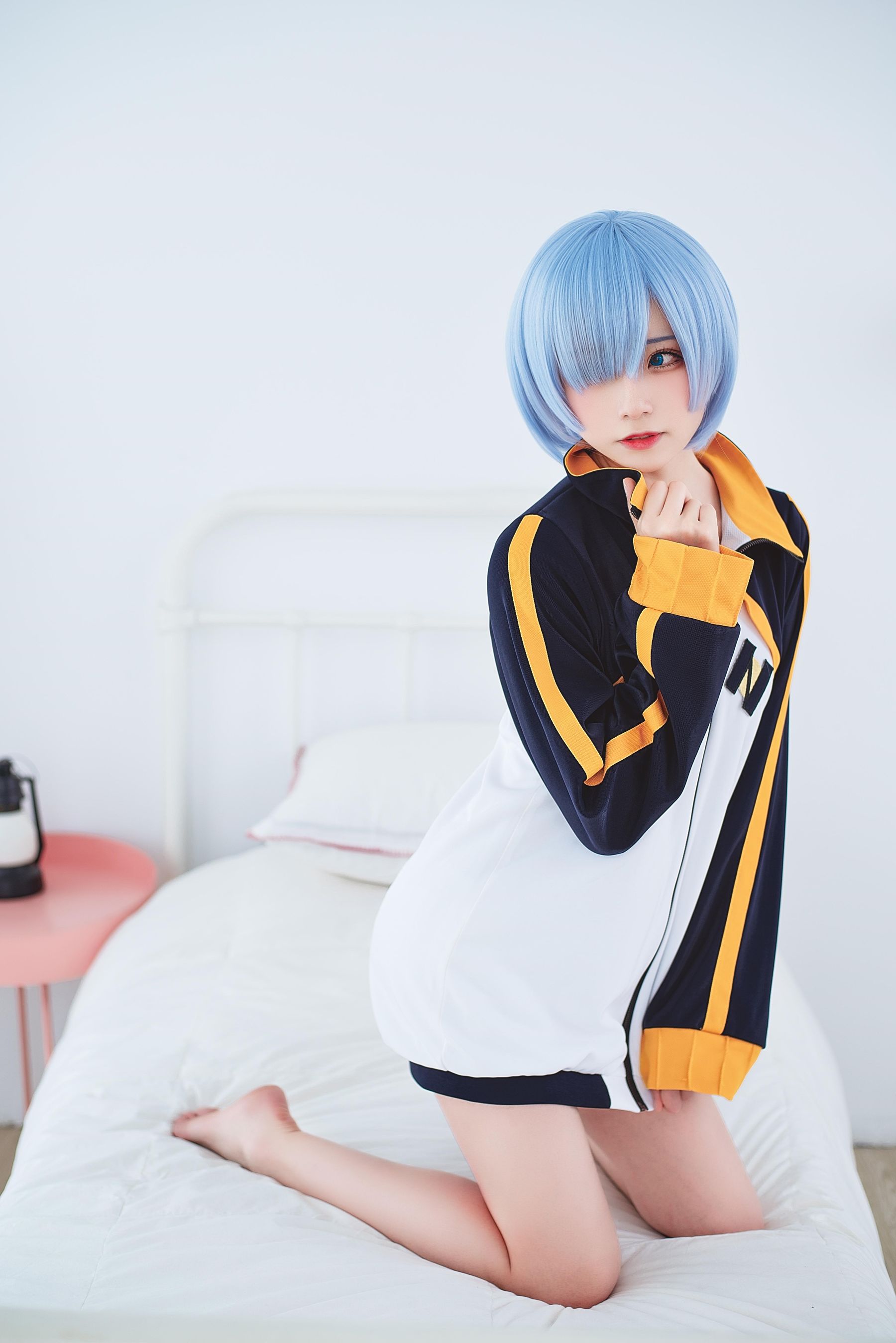 动漫博主Kitaro_绮太郎 – 蕾姆运动服 [18P]