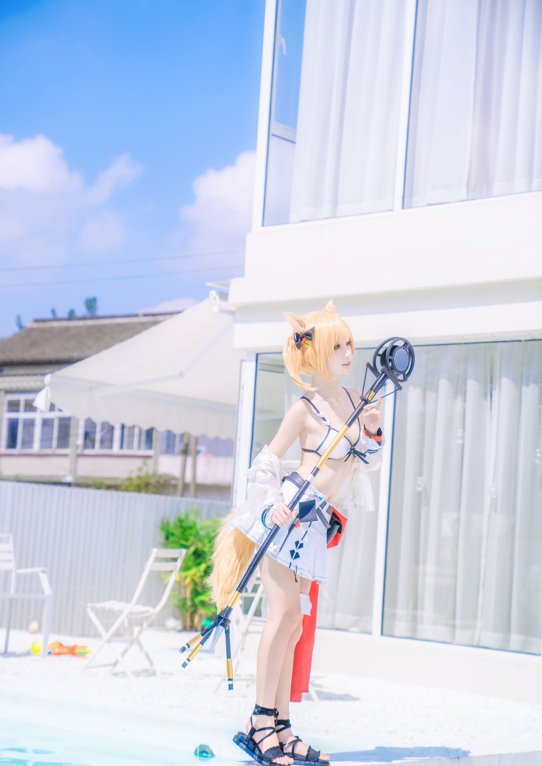 [Cosplay写真] 萌宠博主yui金鱼 – 空泳装 [9P]