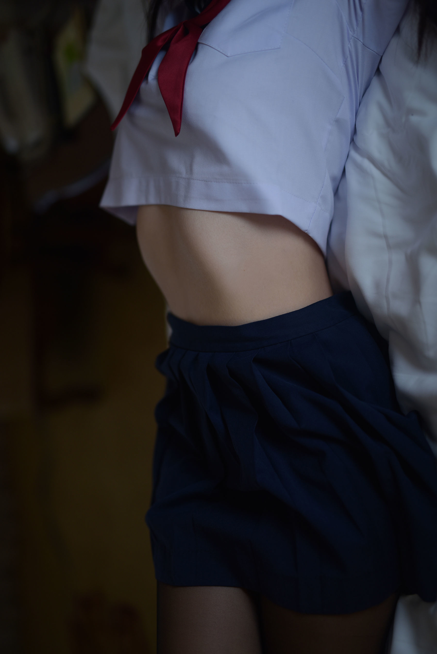 人气Coser二佐Nisa – 湿身黑丝 [12P]