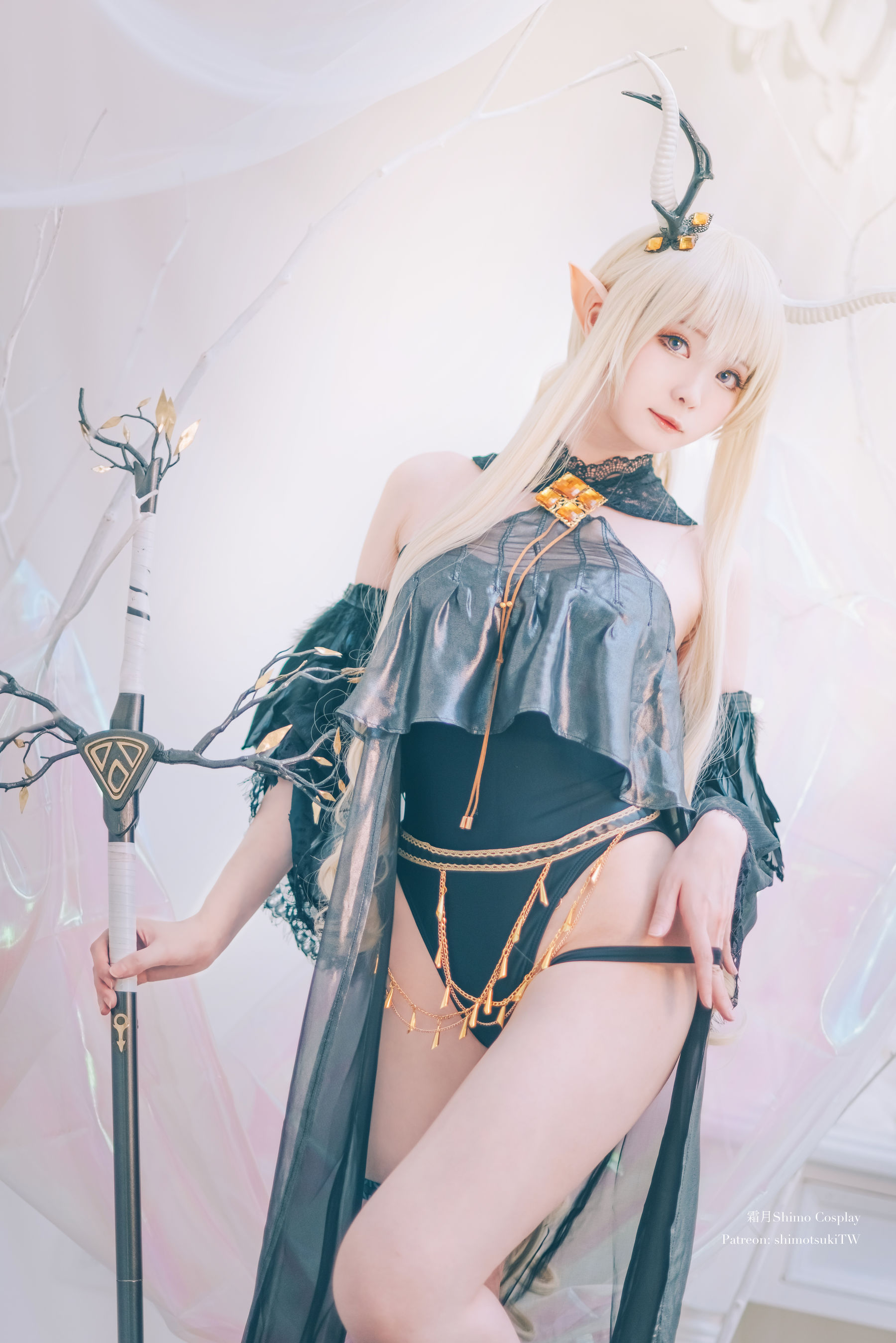 微博妹纸霜月shimo – 明日方舟 闪灵 [17P]