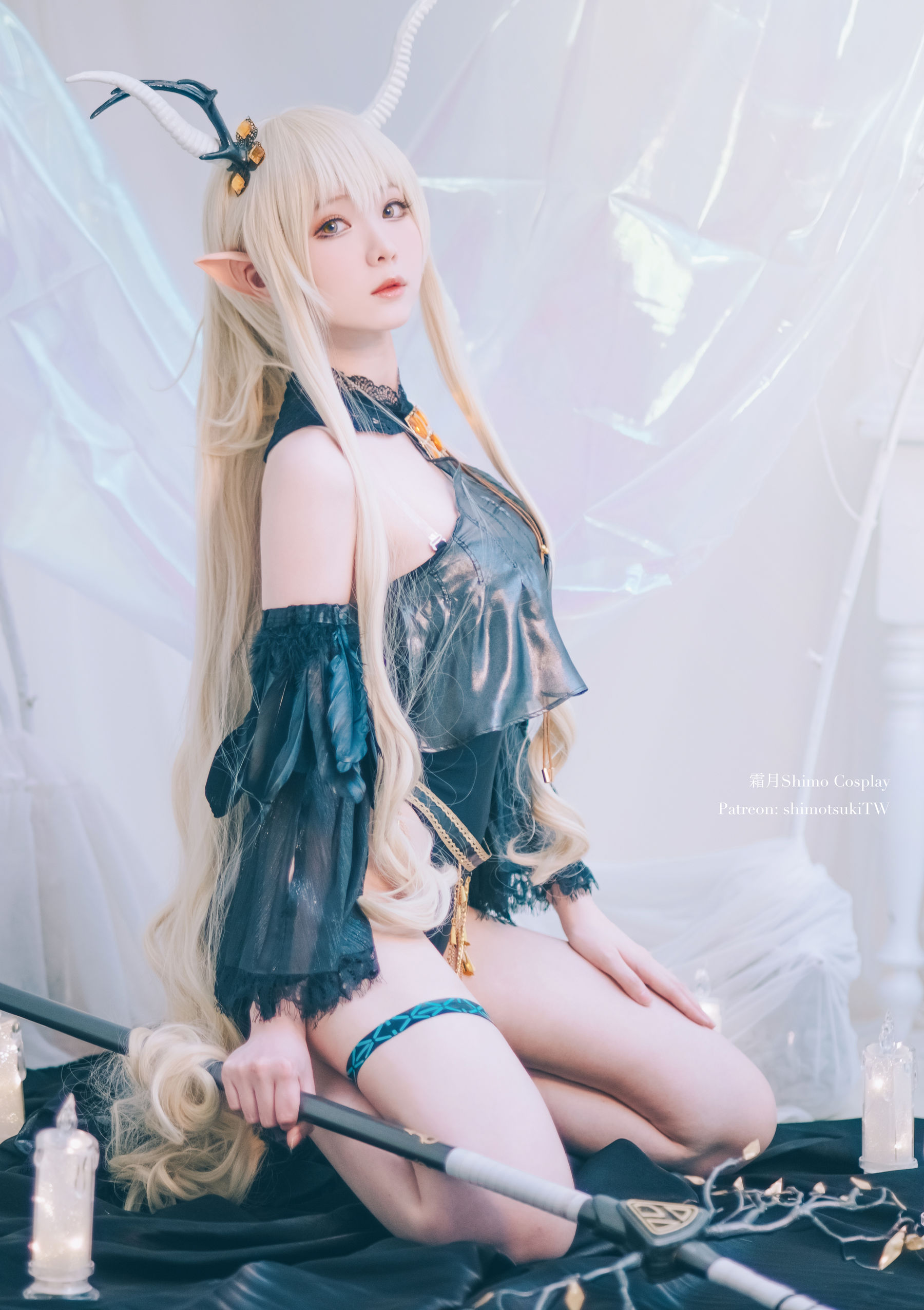 微博妹纸霜月shimo – 明日方舟 闪灵 [17P]