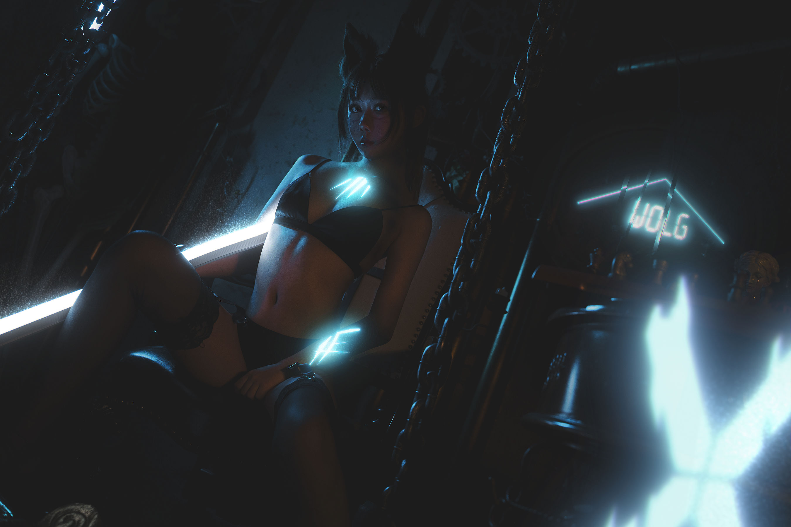 仙女月 – 赛博 [9P]