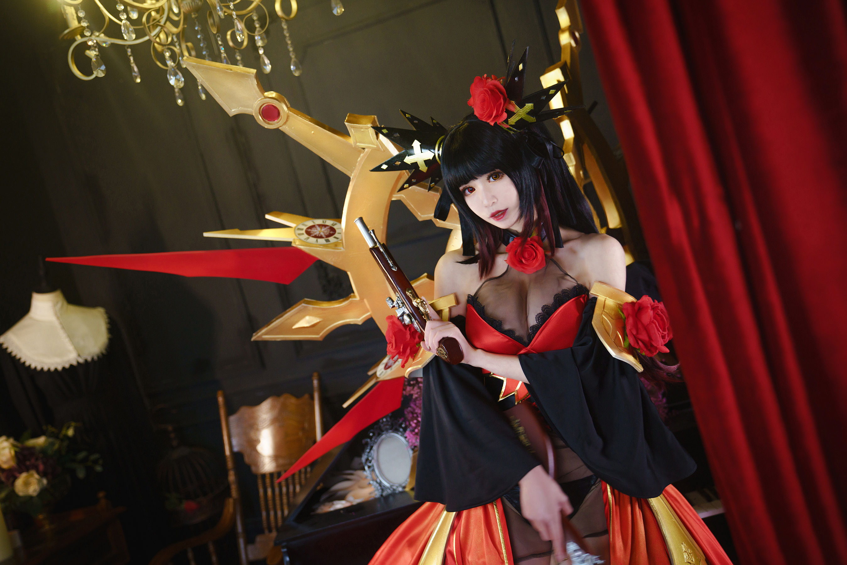 动漫博主爱老师_PhD – 约会大作战 狂三新皮肤 [10P]