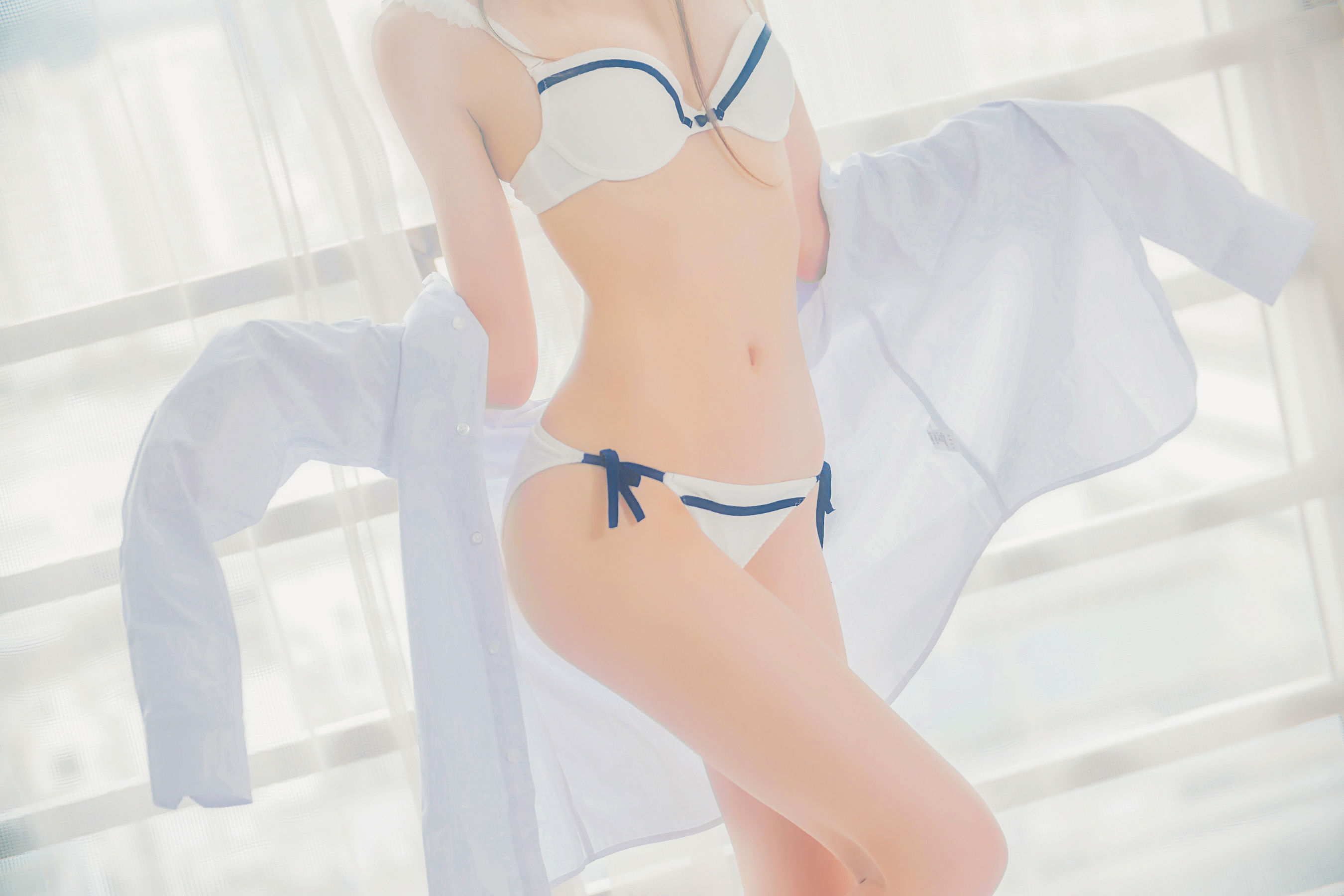 桜桃喵 《白衬衫双马尾》 [47P]