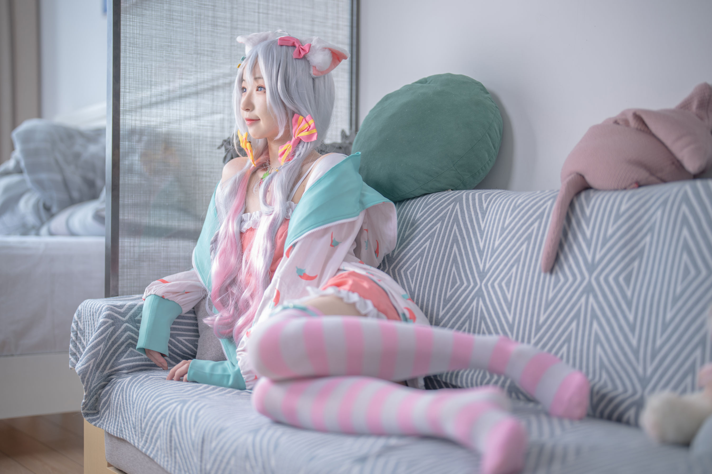 SA_海藻酸钠 – 神乐七奈 星期一的慵懒 [21P]