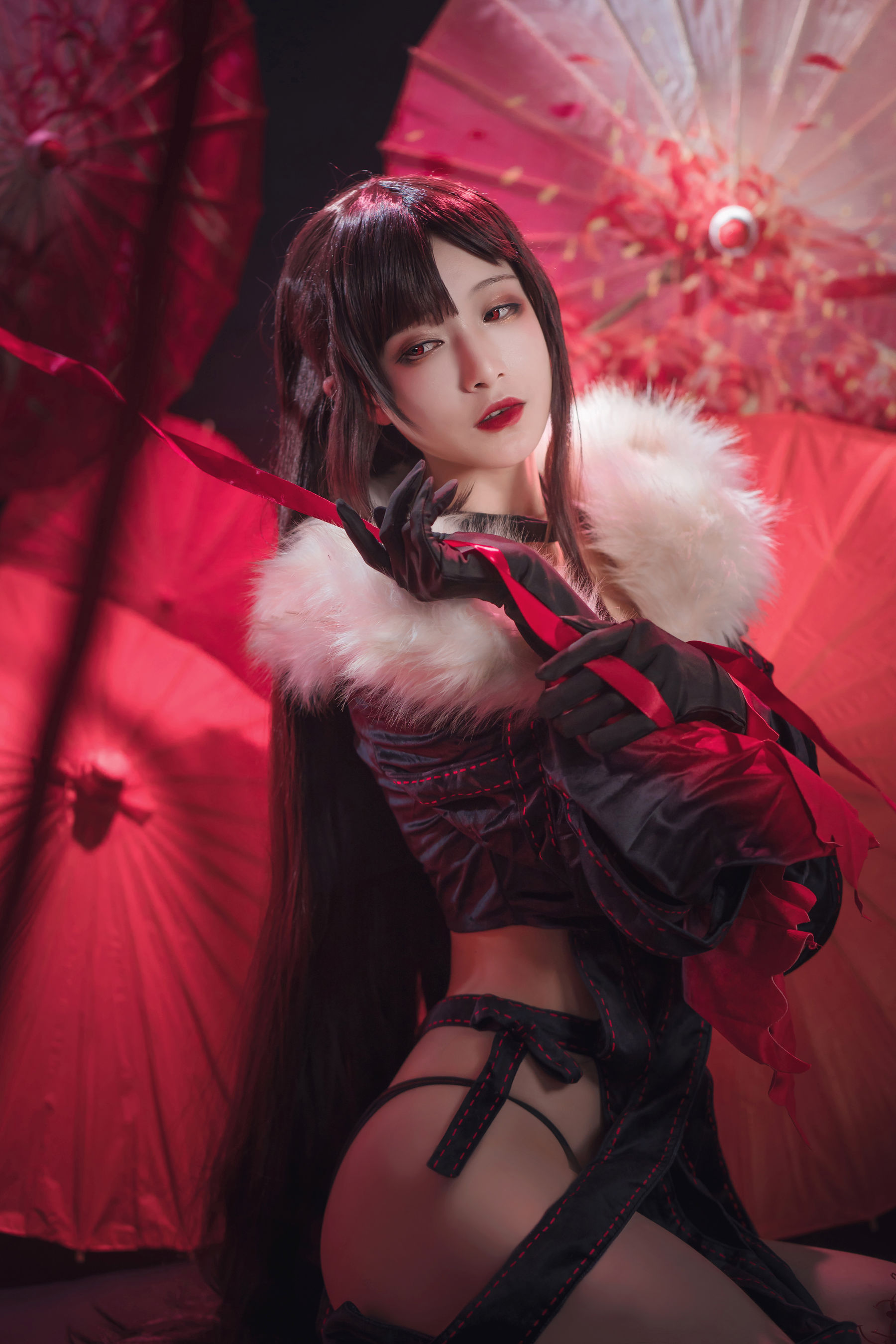 [Cosplay写真] 动漫博主铁板烧鬼舞w – 虞美人 [26P]