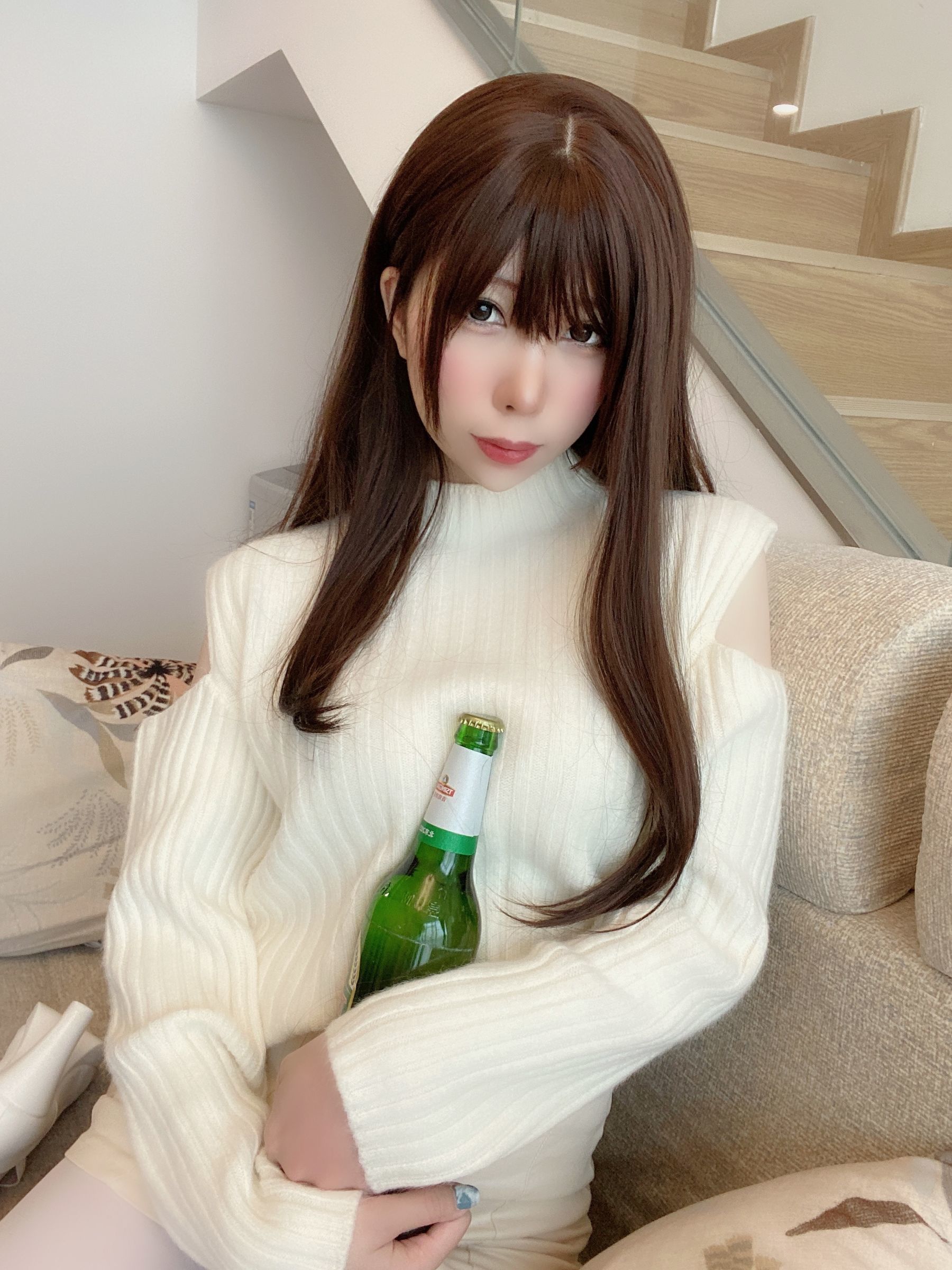 二次元巨乳美女鹿野希 – 草莓女友 [73P]