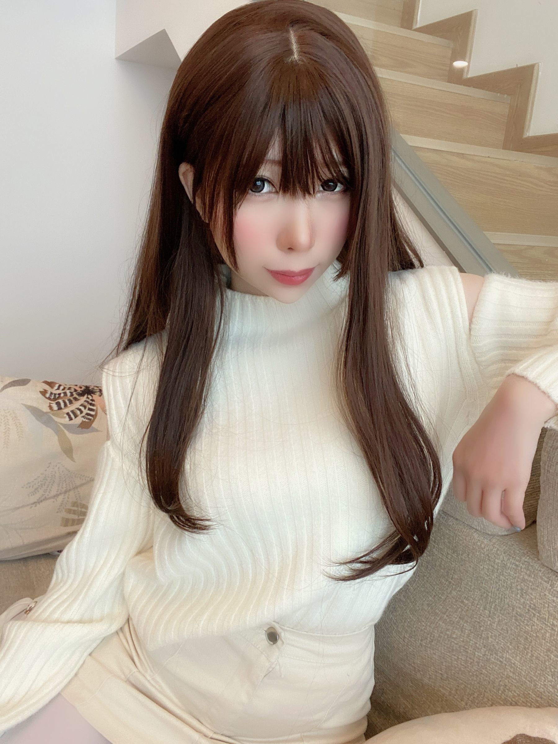 二次元巨乳美女鹿野希 – 草莓女友 [73P]