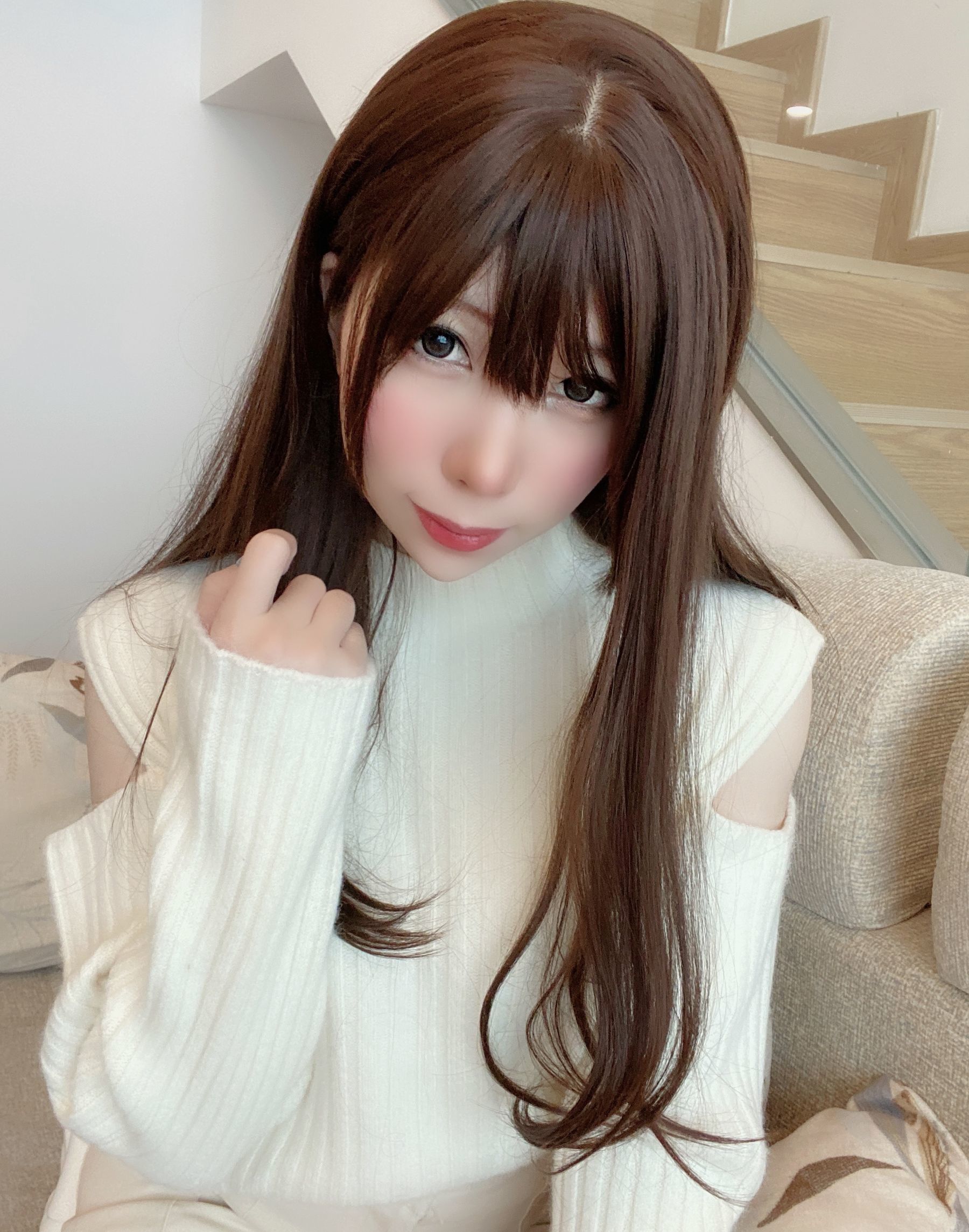 二次元巨乳美女鹿野希 – 草莓女友 [73P]