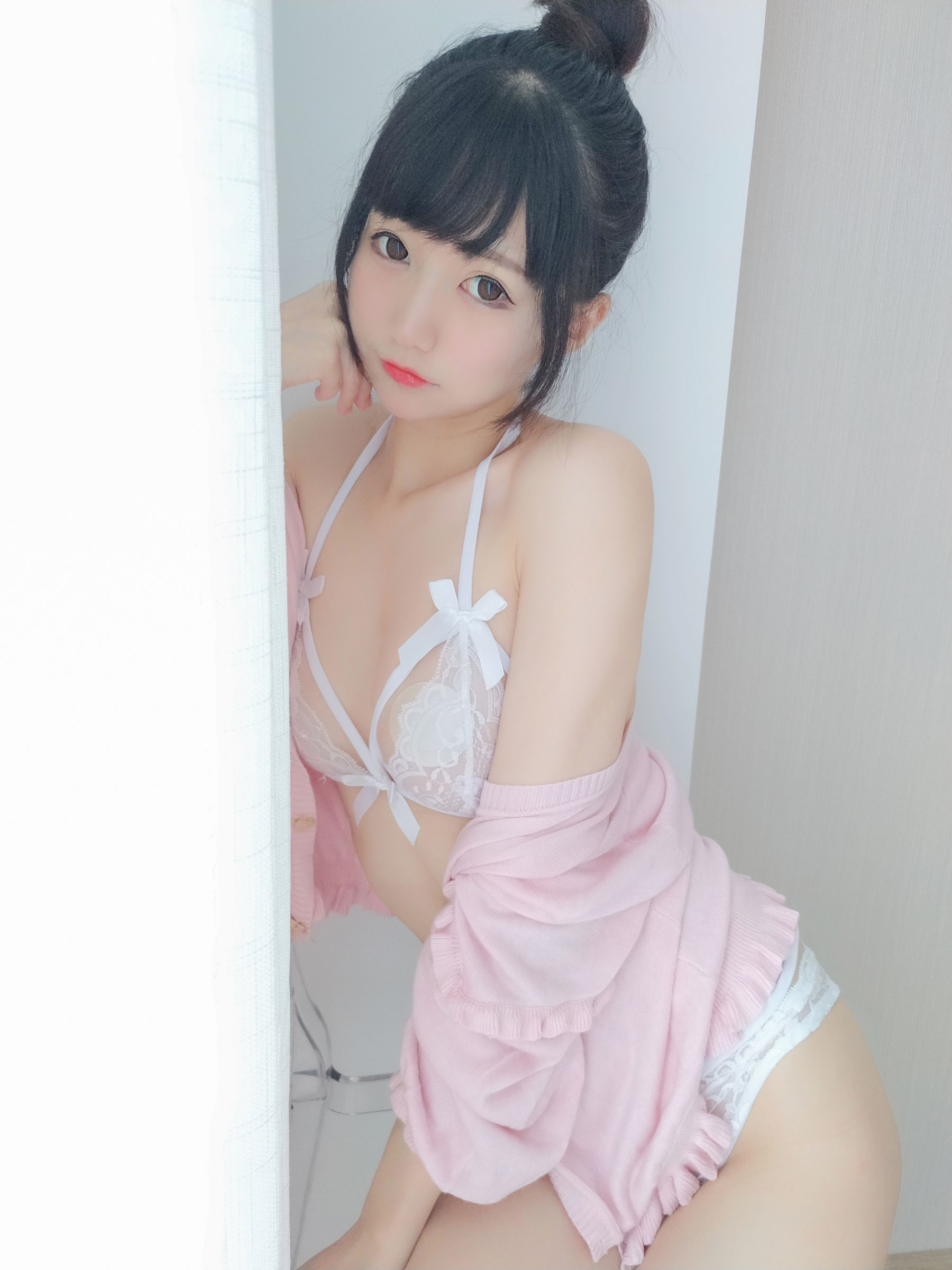 NAGISA魔物喵[fantia] – 夏のレースの下着 [32P]