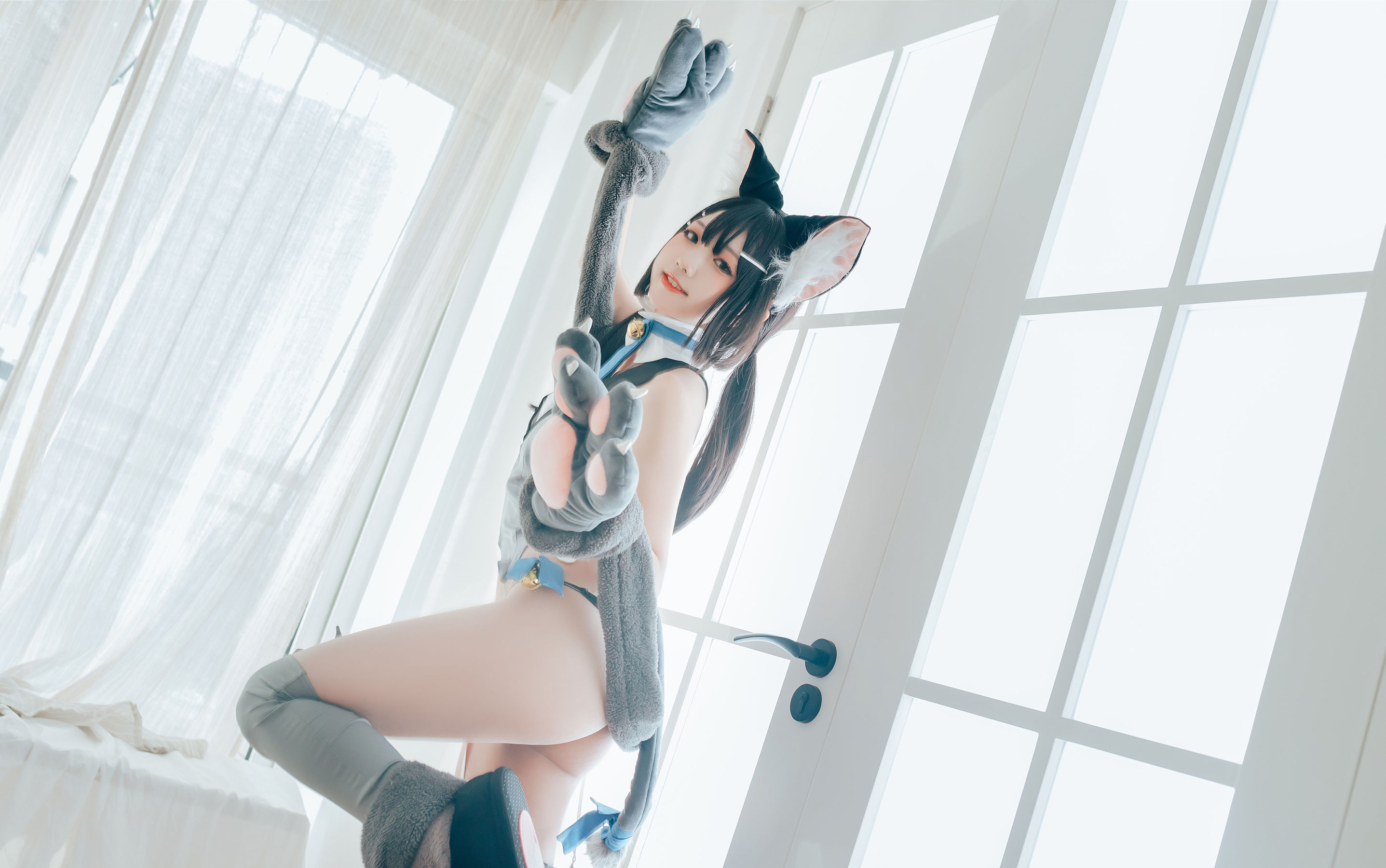 微博萌妹蓝小沂KiKi – 猫娘 [7P]