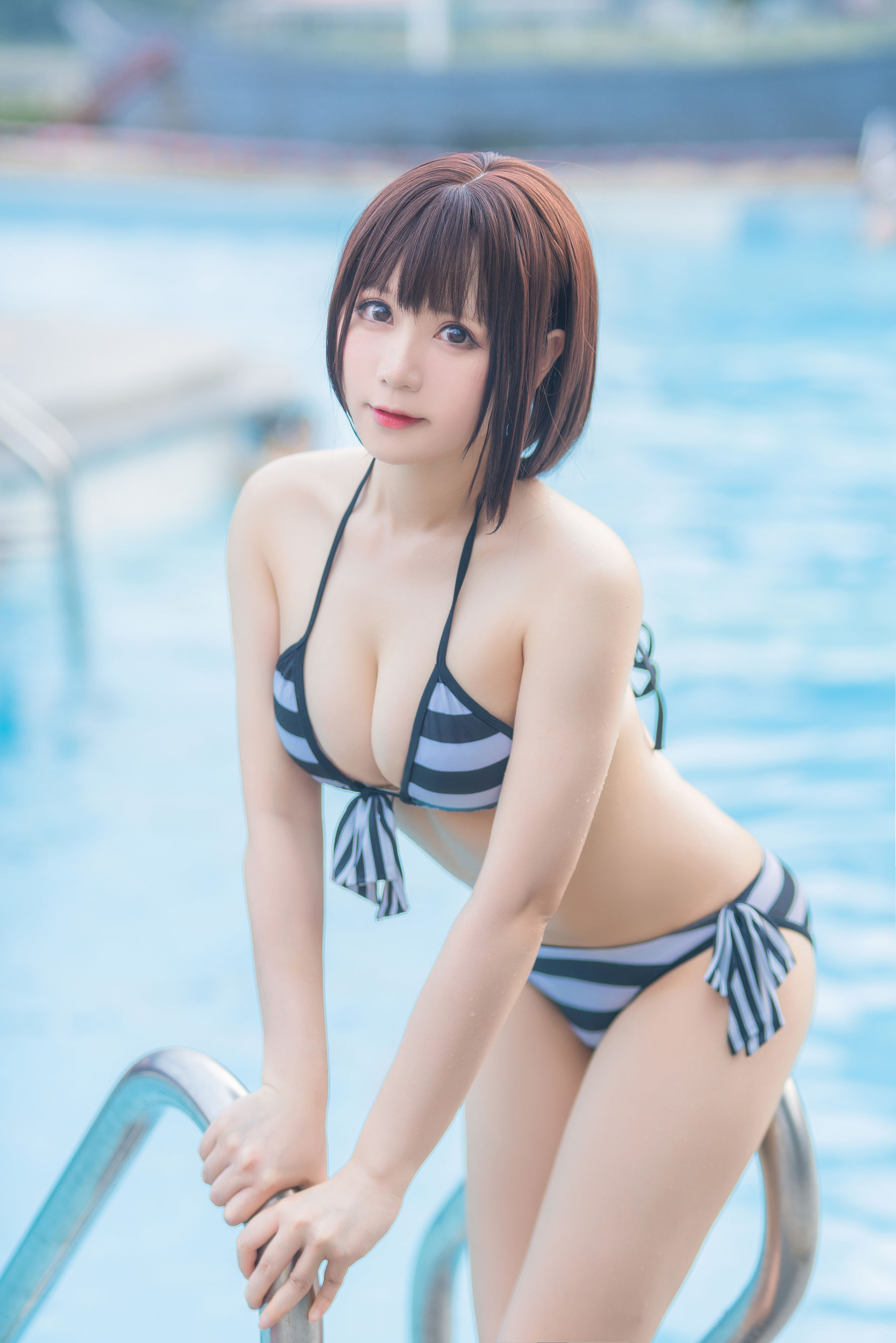 萌妹子Nyako喵子 – 加藤惠泳装 [11P]