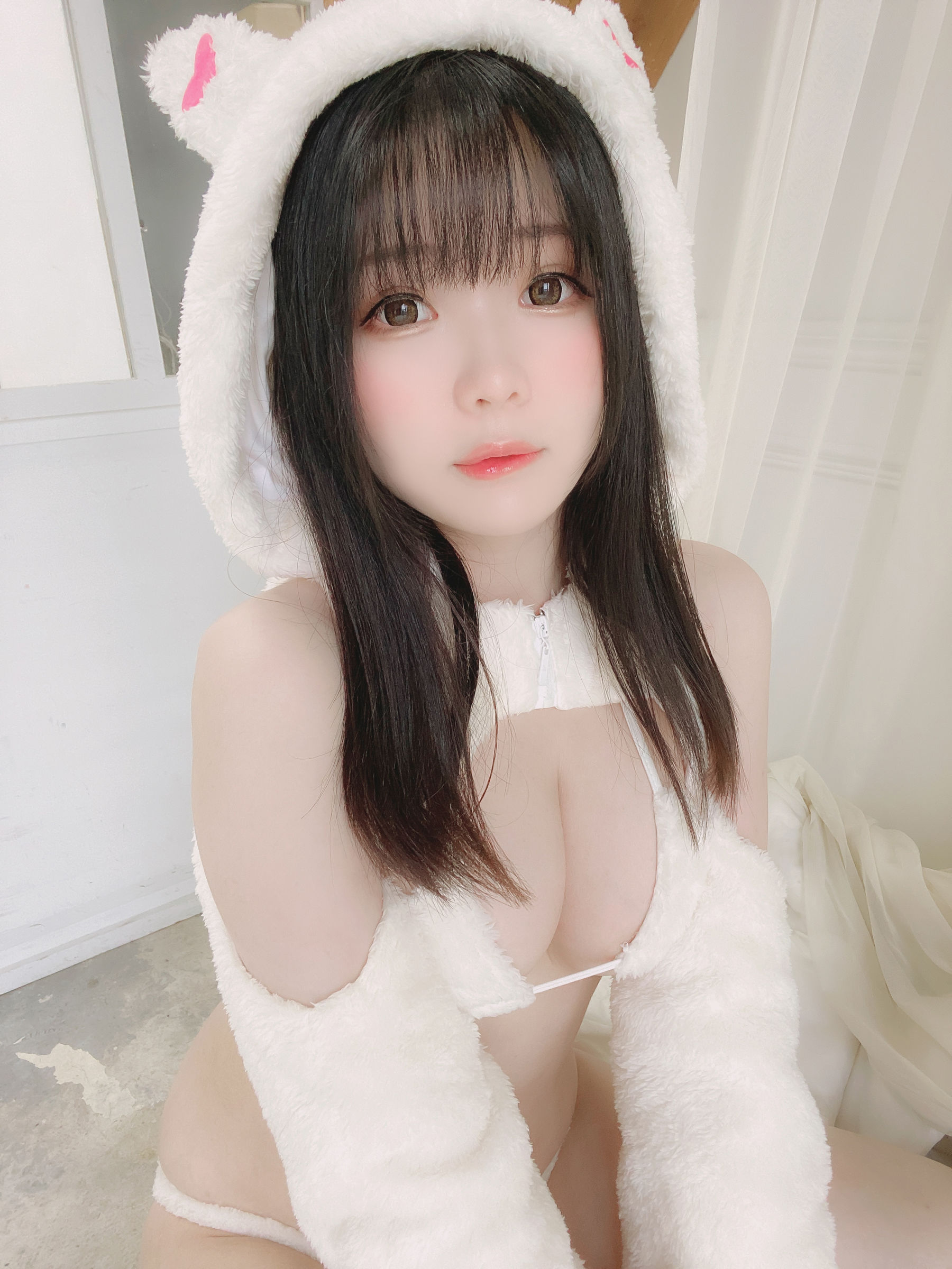 微博妹纸霜月shimo – もこもこうさぎ [13P]