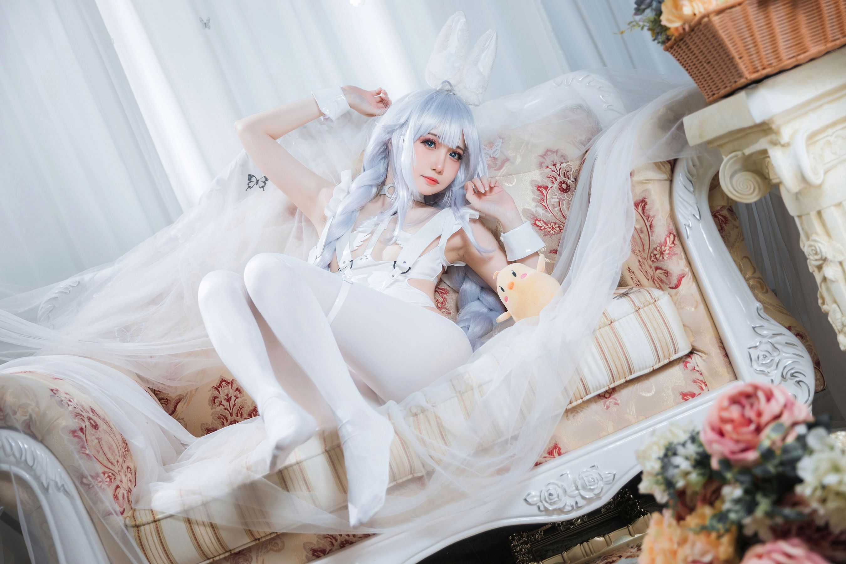 焖焖碳 – 恶毒兔头 [15P]