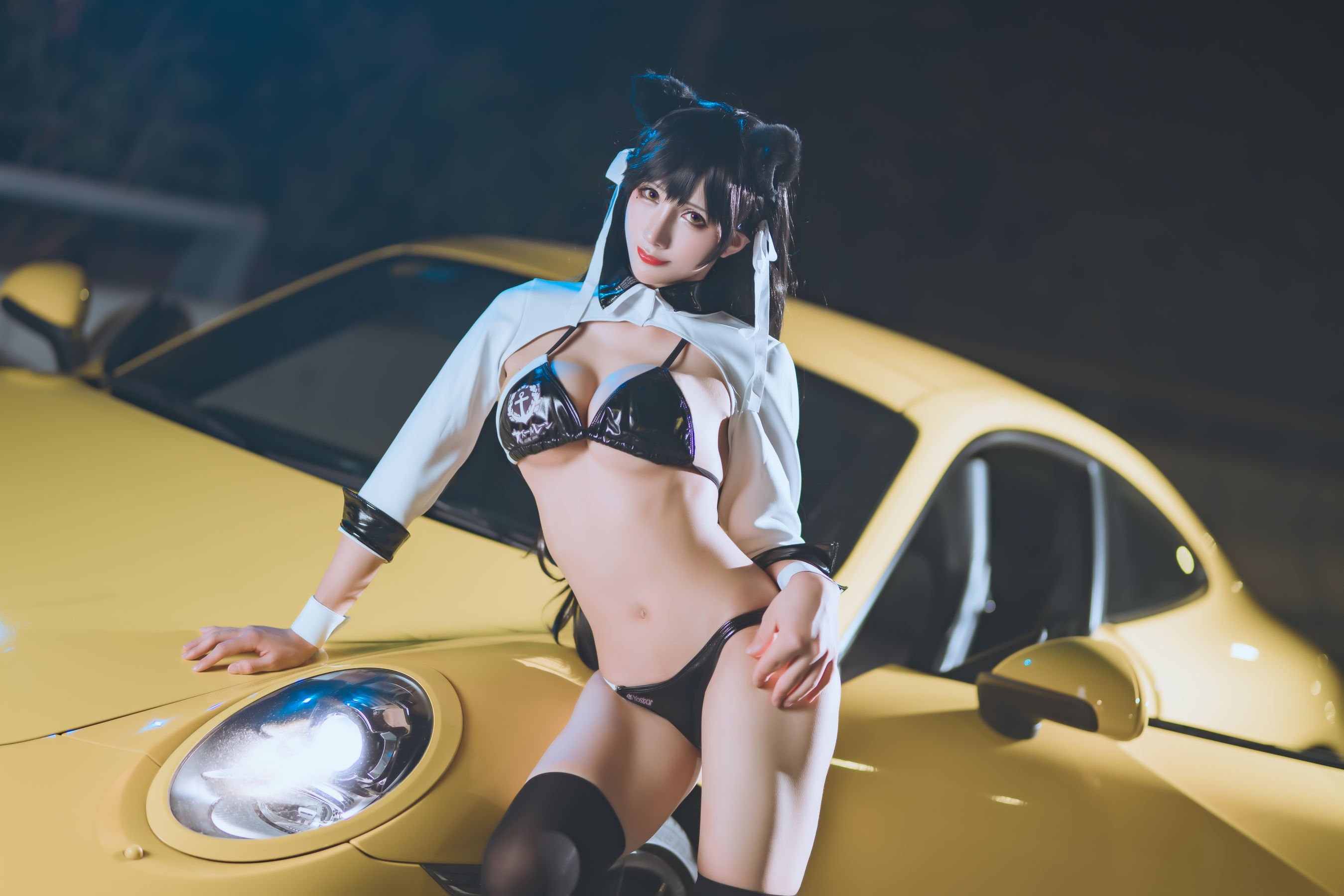 动漫博主雅祈 – 碧蓝航线赛车爱宕 [23P]