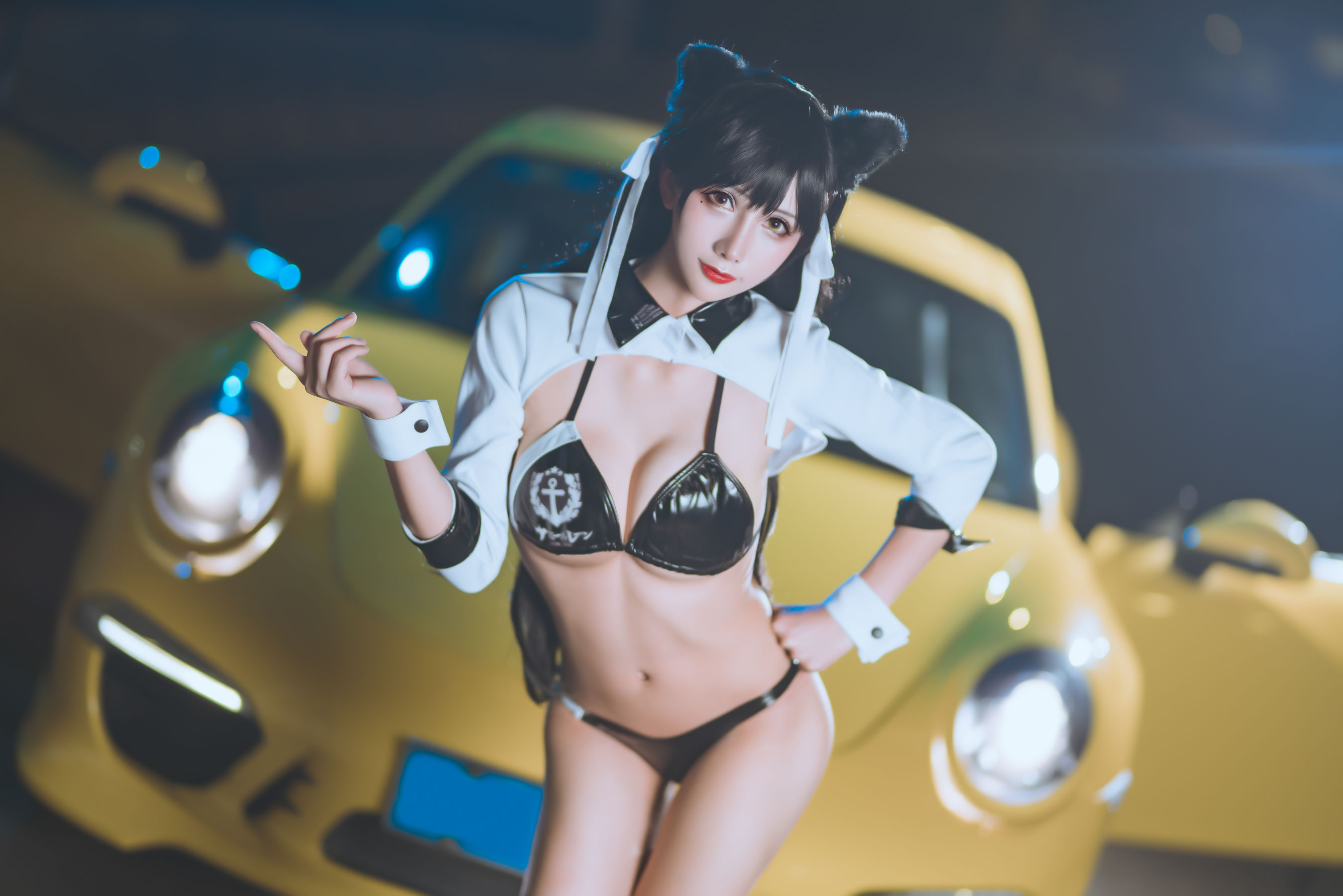 动漫博主雅祈 – 碧蓝航线赛车爱宕 [23P]